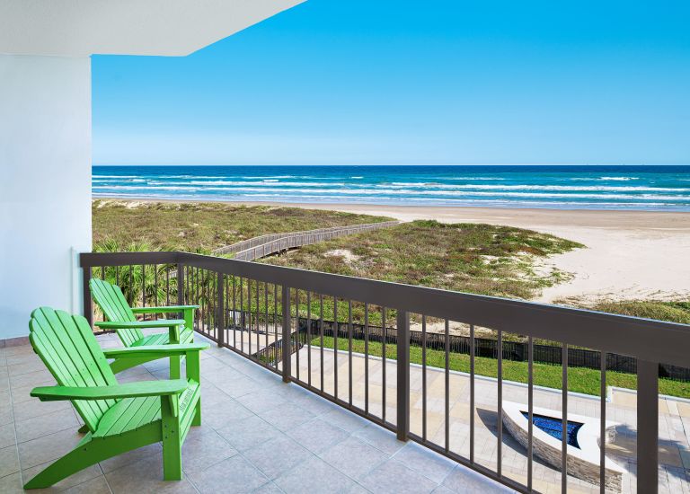 Room view at Margaritaville South Padre Island.
