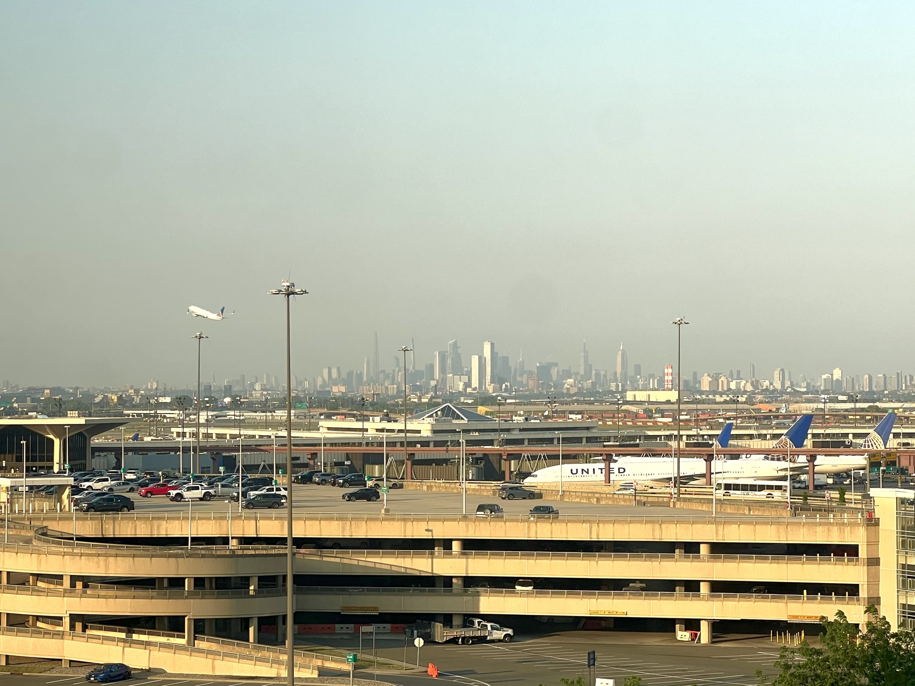 Marriott Newark International skyline view