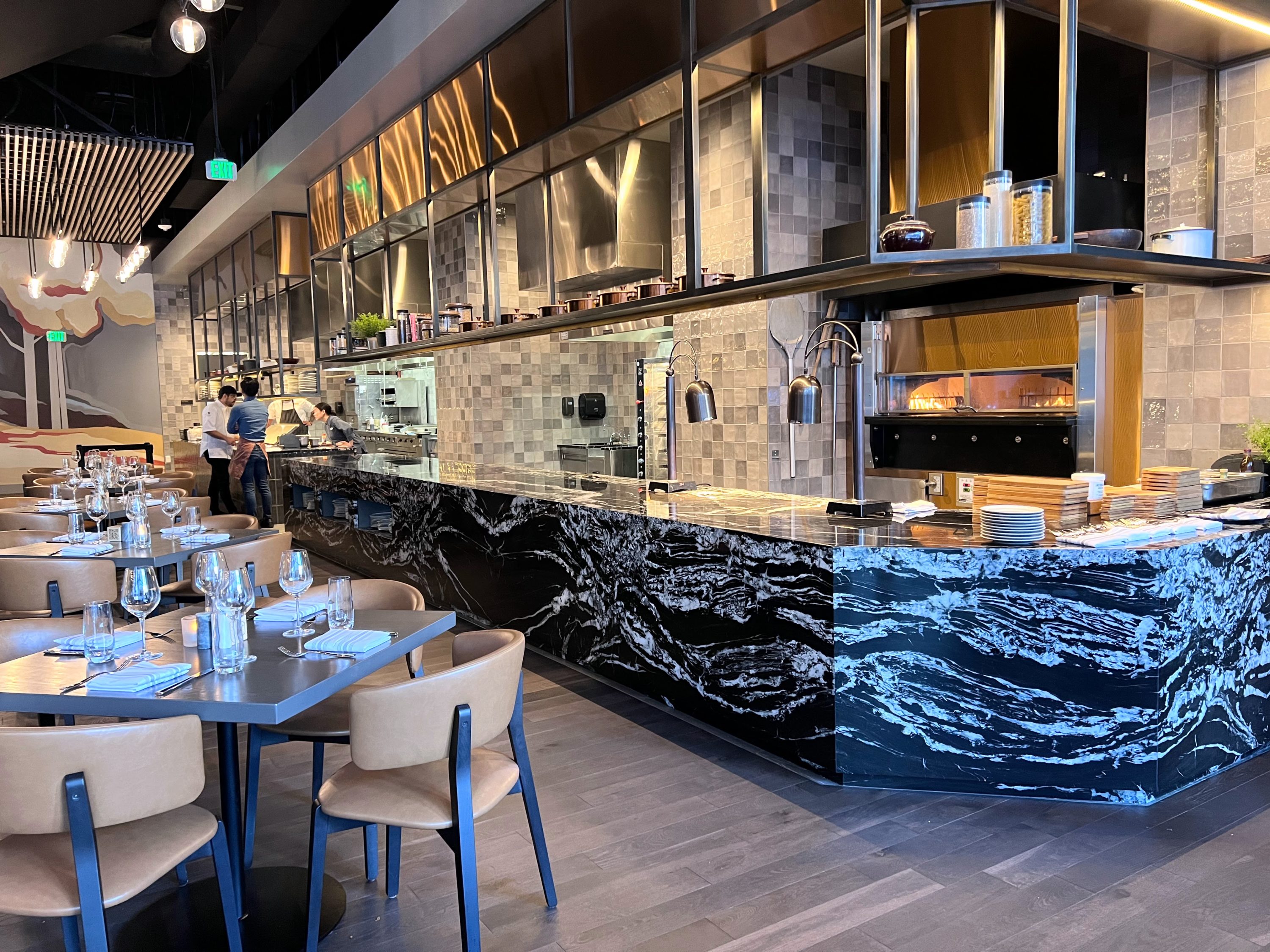 Open kitchen at The Salt Republic at Hyatt Regency Salt Lake City Open kitchen at The Salt Republic at Hyatt Regency Salt Lake City