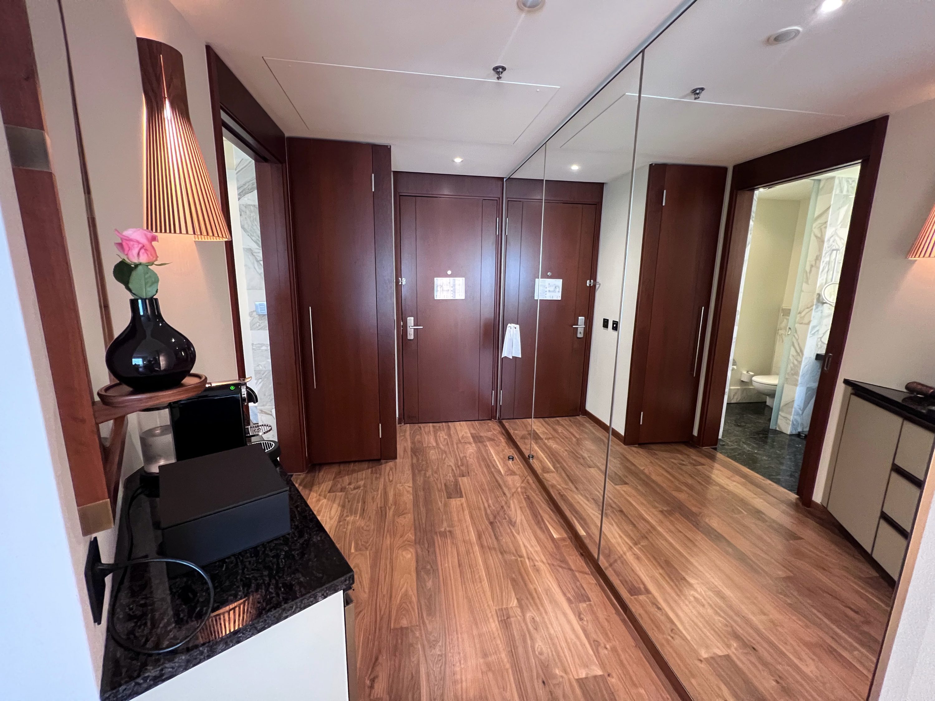 Park Hyatt Zurich king room entrance