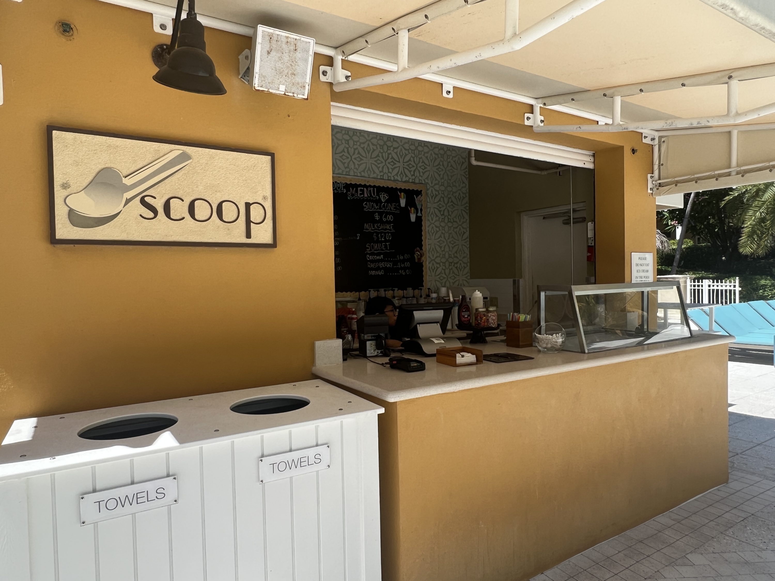 Ritz-Carlton Key Biscayne Scoop ice cream