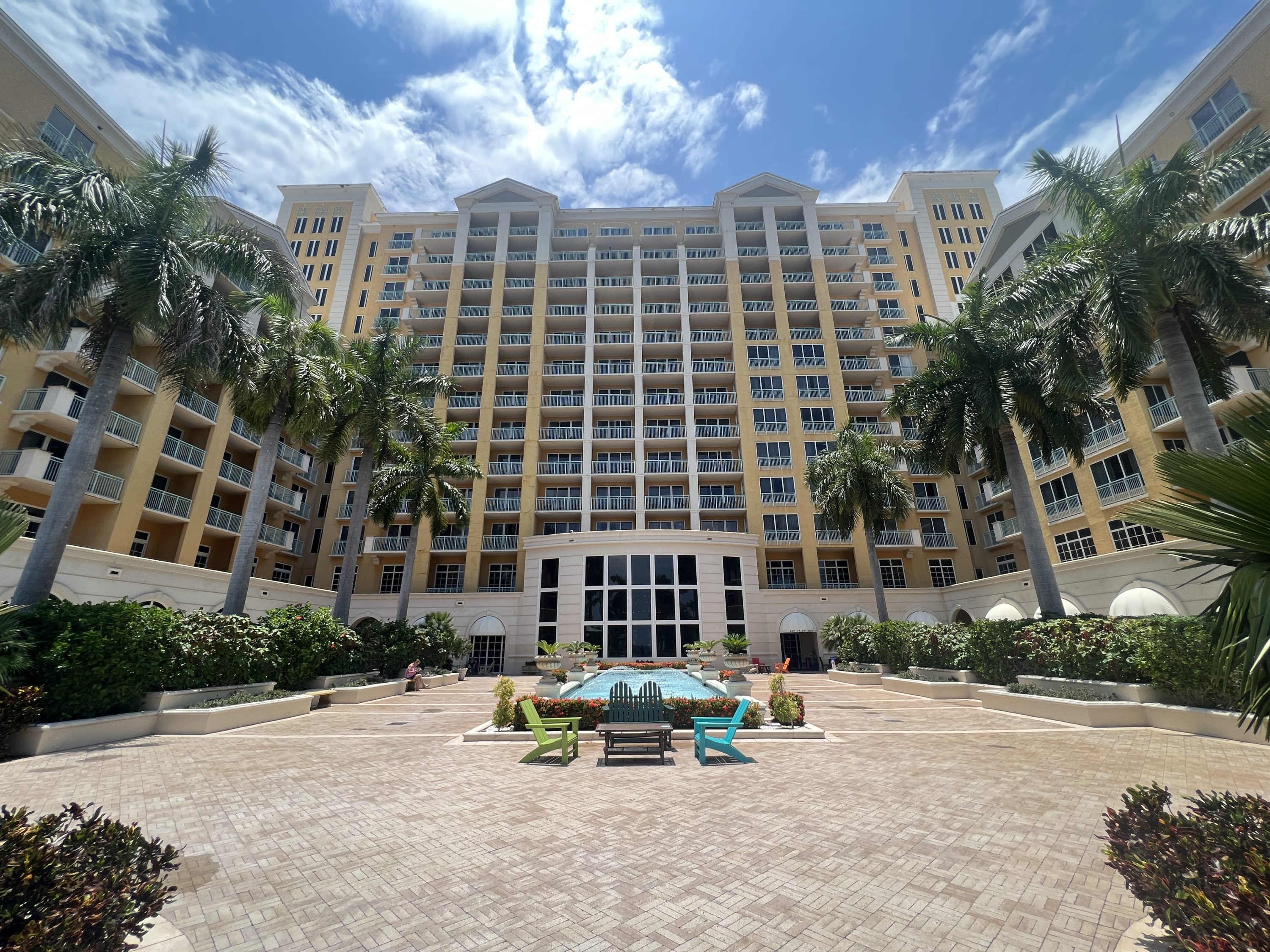 Ritz Carlton Key Biscayne Courtyard Hotel view