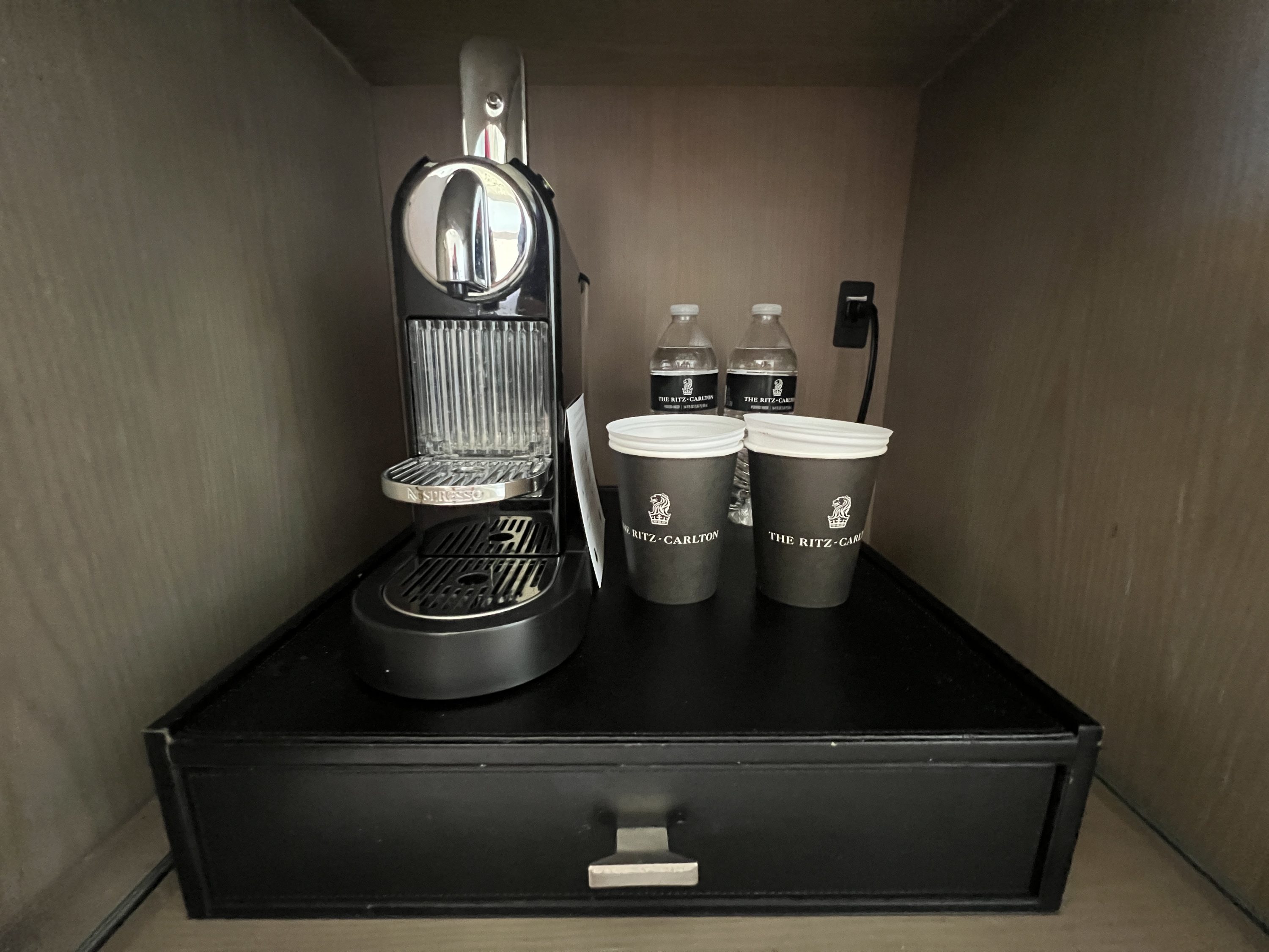 Ritz Carlton Key Biscayne Nespresso machine