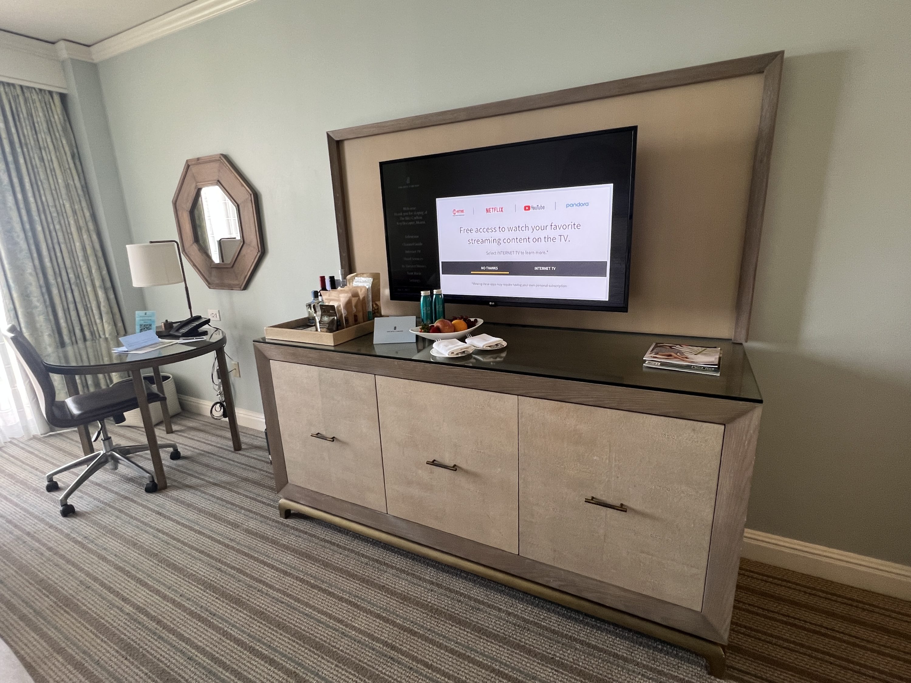 Ritz Carlton Key Biscayne TV console
