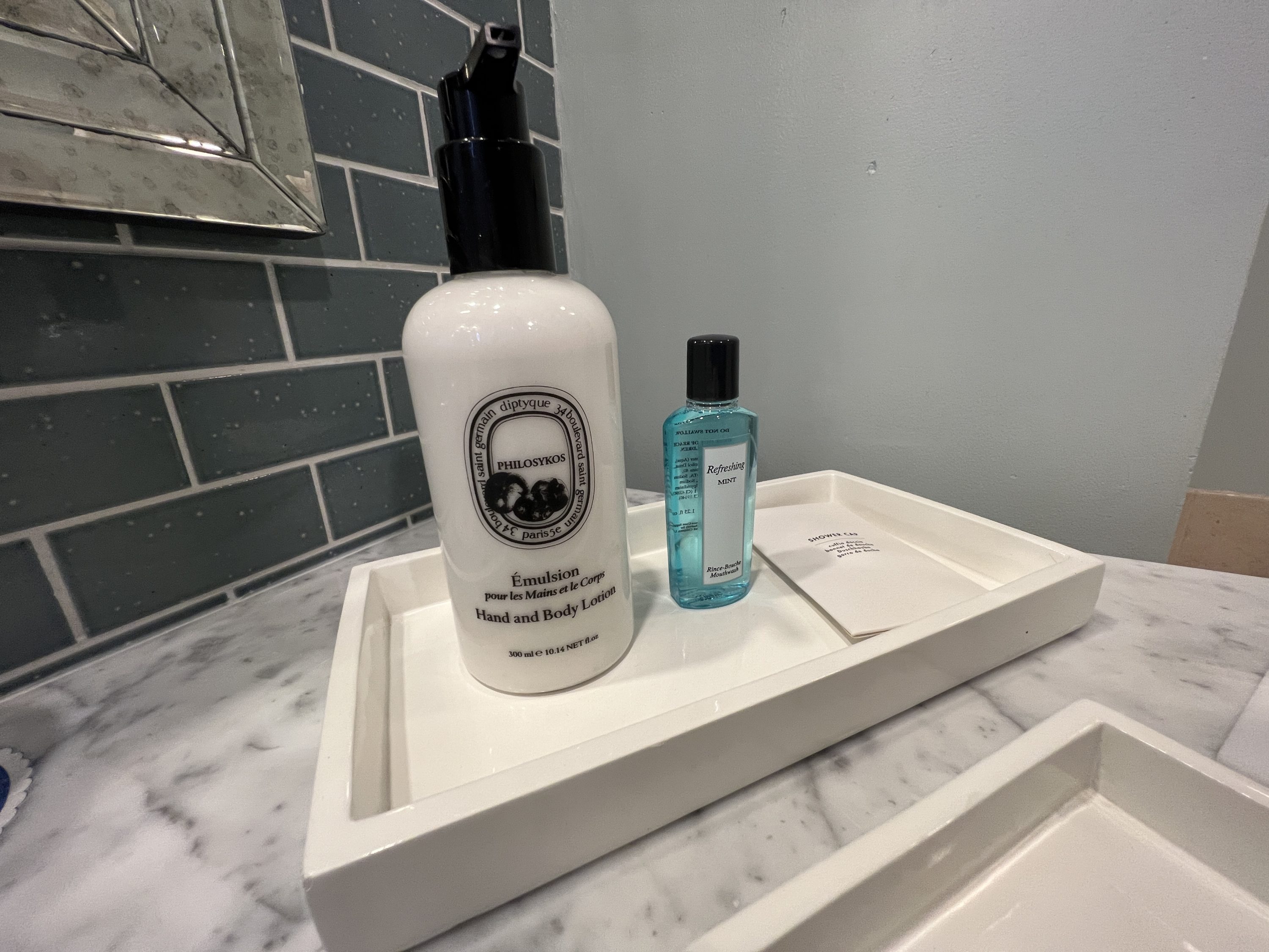 Ritz Carlton Key Biscayne bathroom sink toiletries