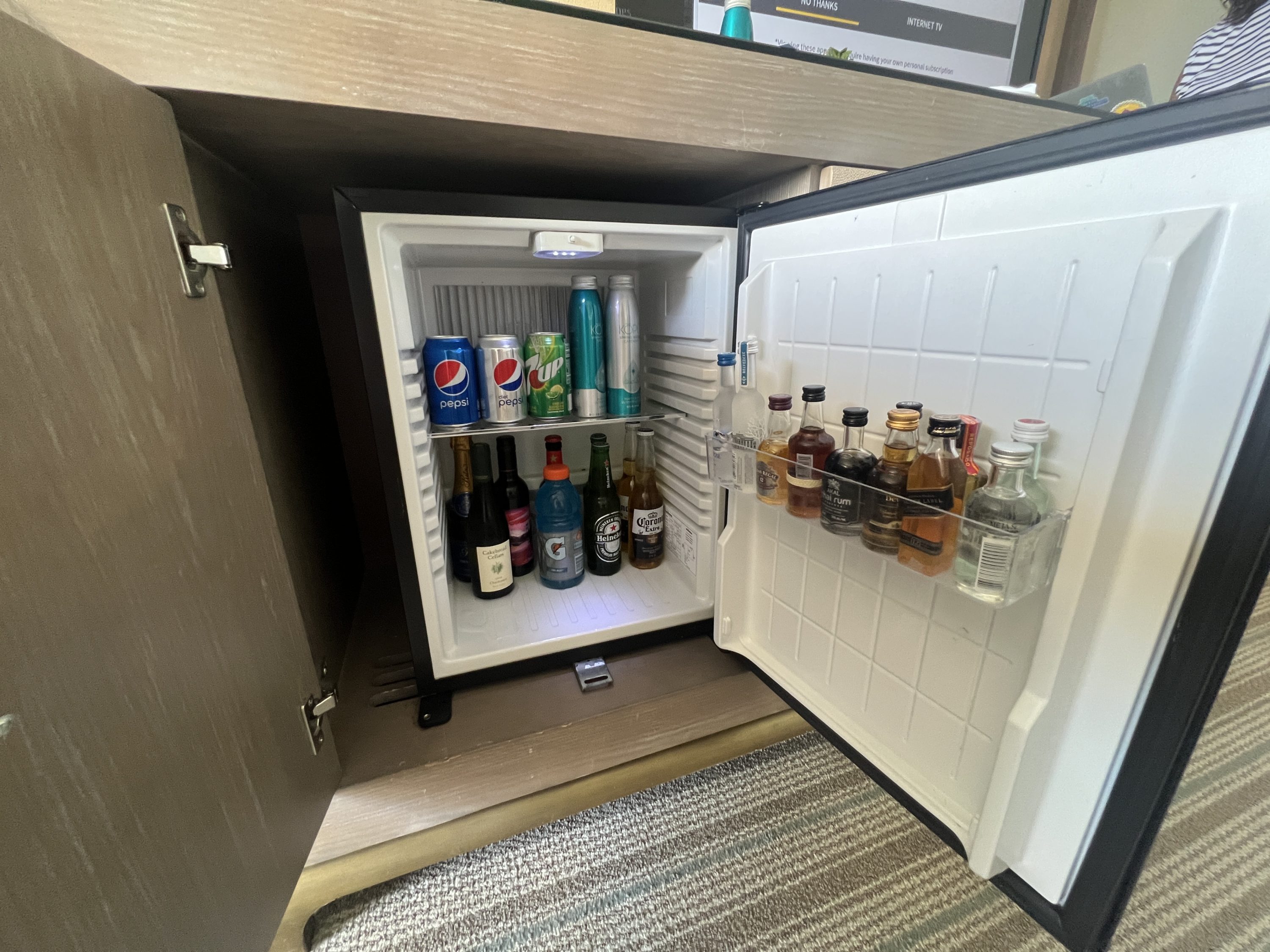 Ritz Carlton Key Biscayne minifridge