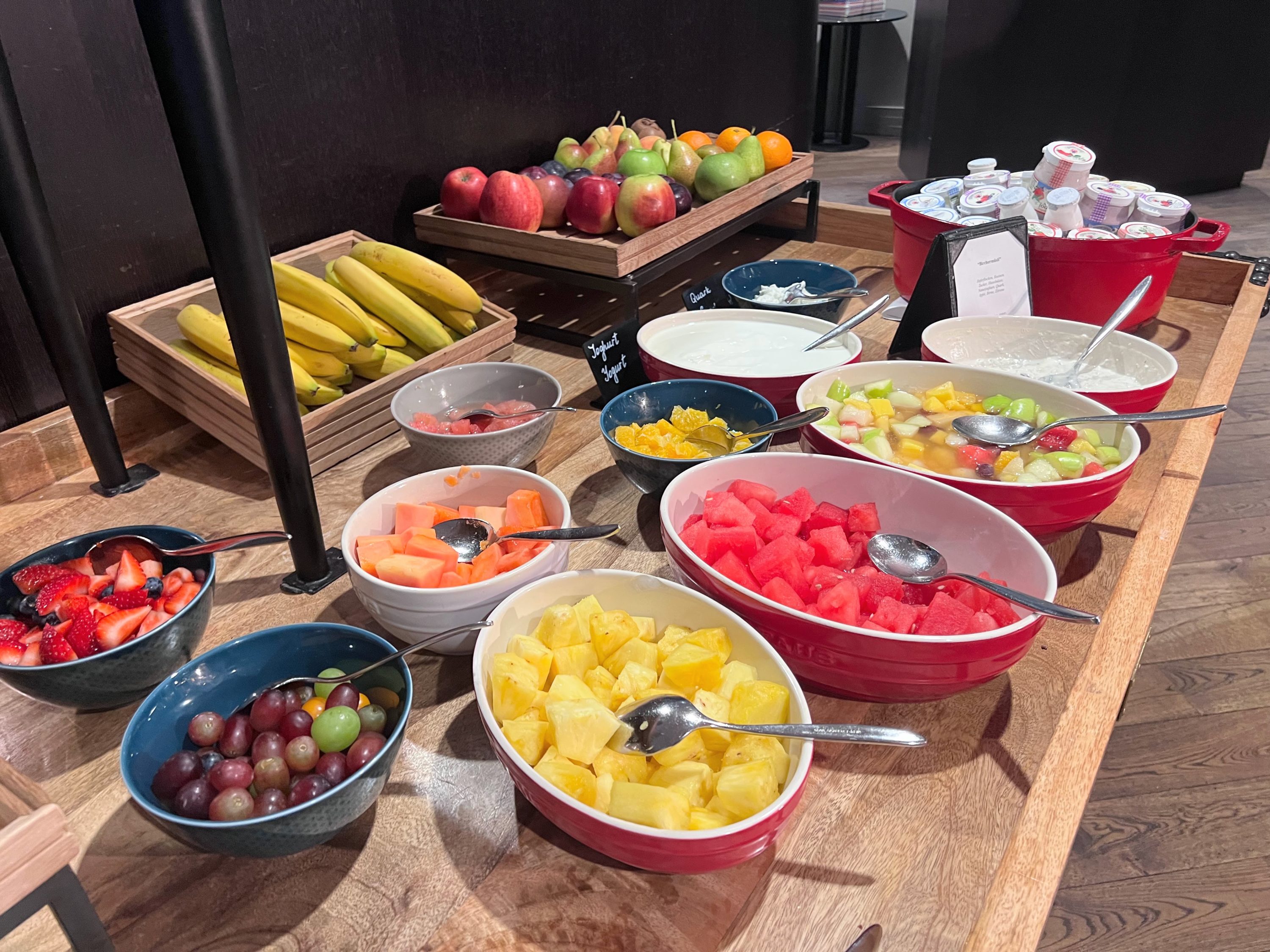Sophias Restaurant breakfast buffet at The Charles Htoel Munich Sophias Restaurant breakfast buffet at The Charles Htoel Munich