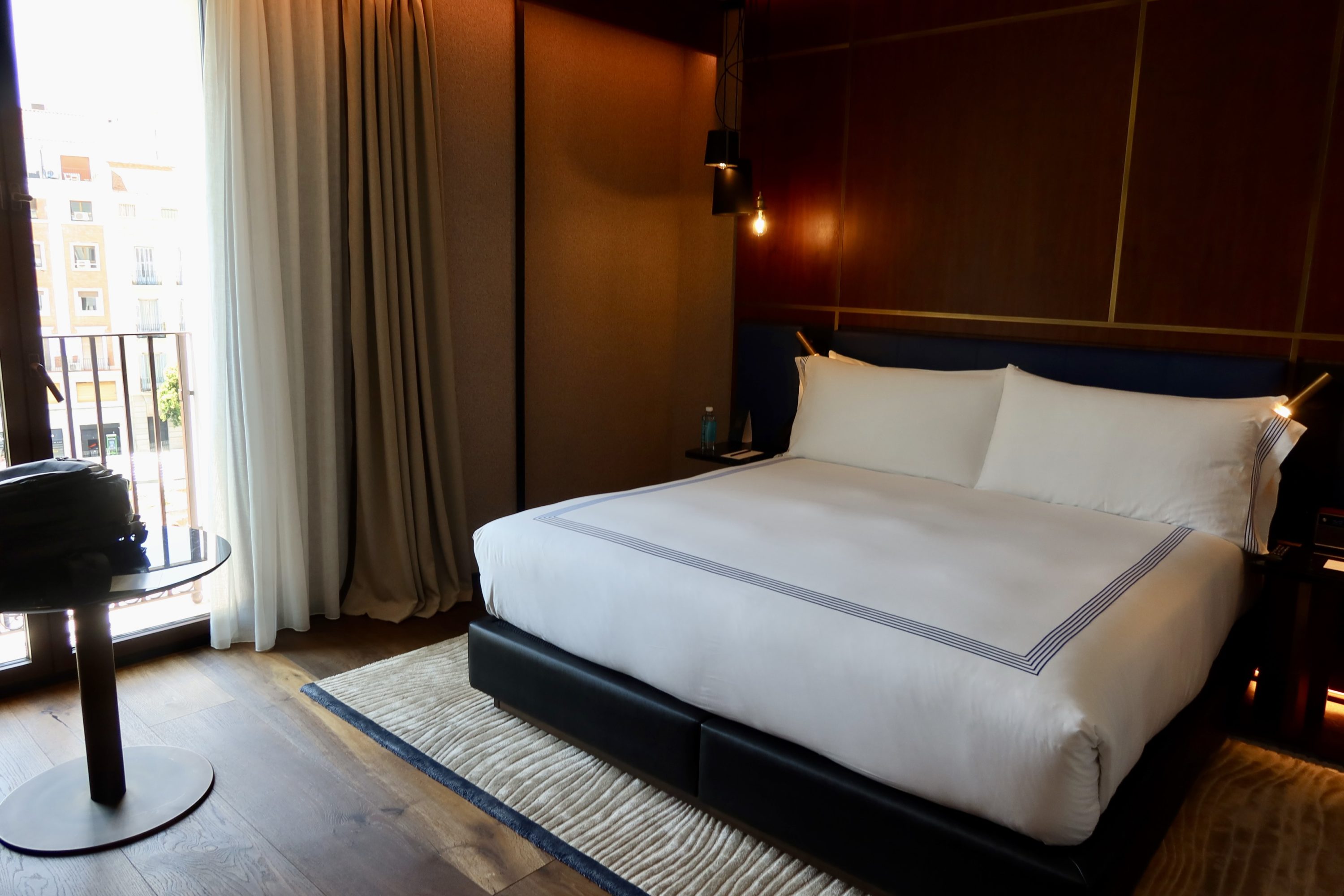 Thompson Madrid Hotel Bed Balcony Thompson Madrid Hotel Bed Balcony