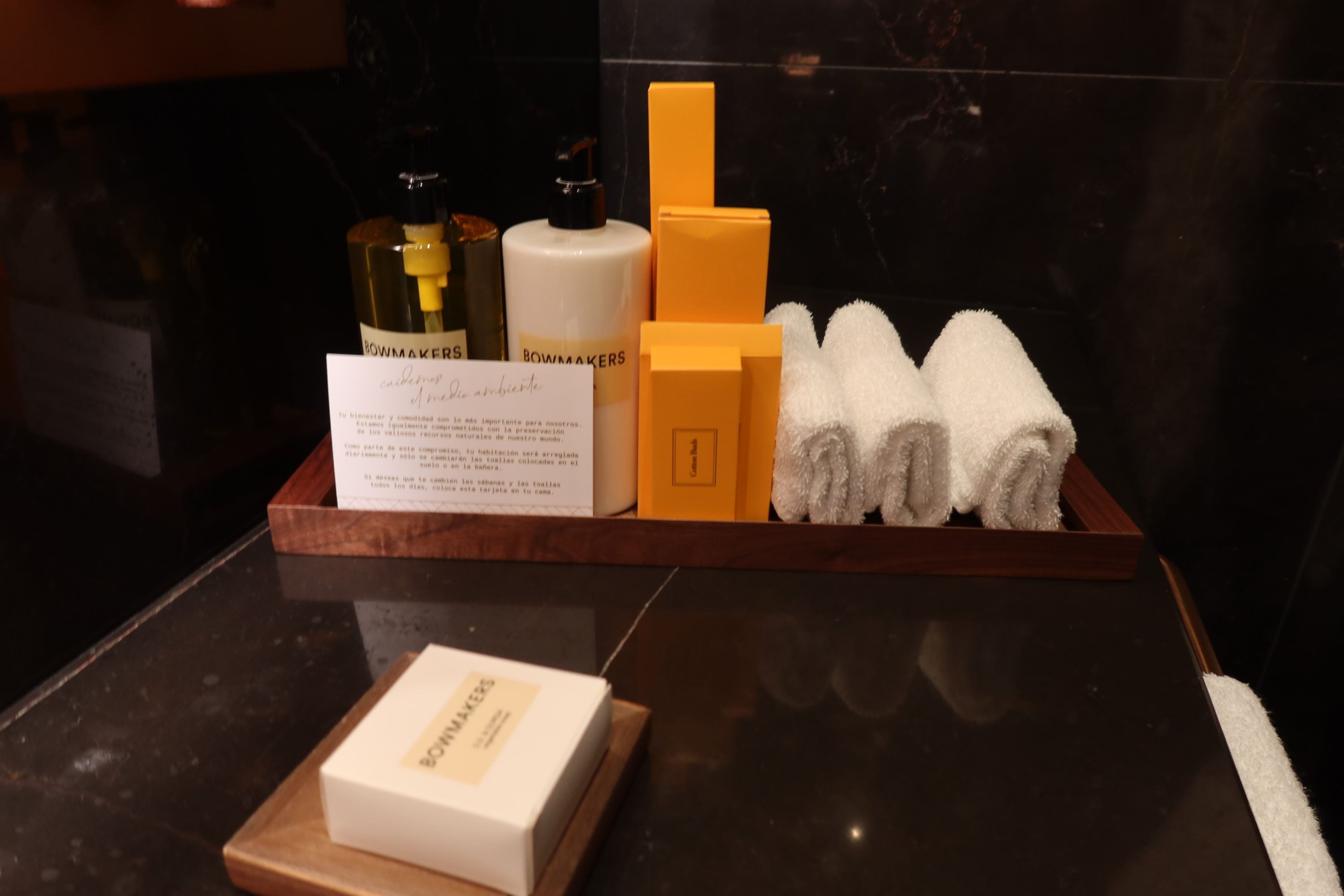 Thompson Madrid Hotel Complimentary Bathroom Products Thompson Madrid Hotel Complimentary Bathroom Products