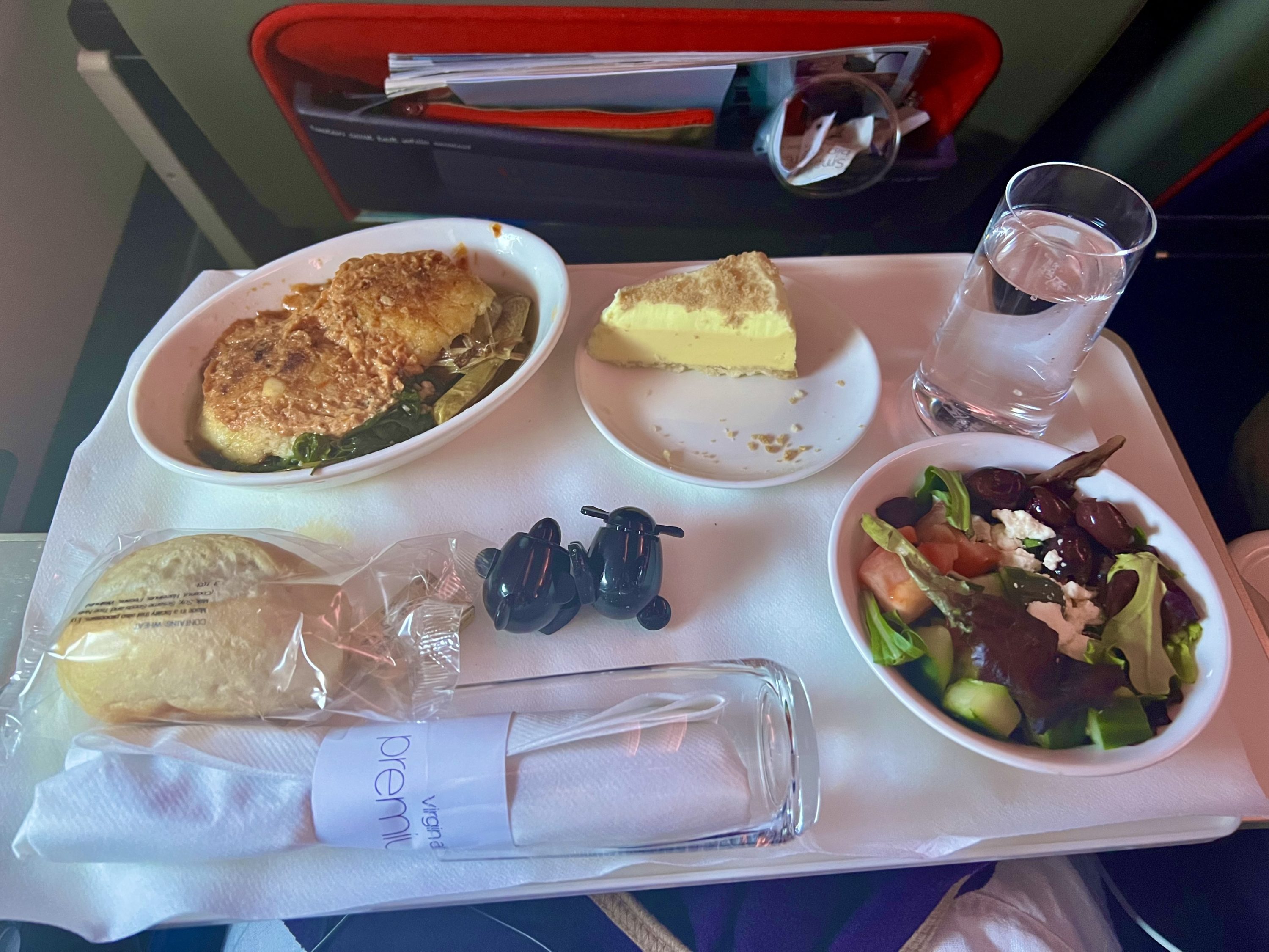 Virgin Atlantic Premium Economy Lunch Virgin Atlantic Premium Economy Lunch