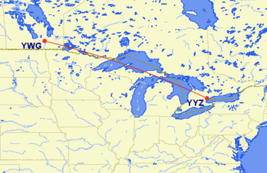 Winnipeg to Toronto Winnipeg to Toronto