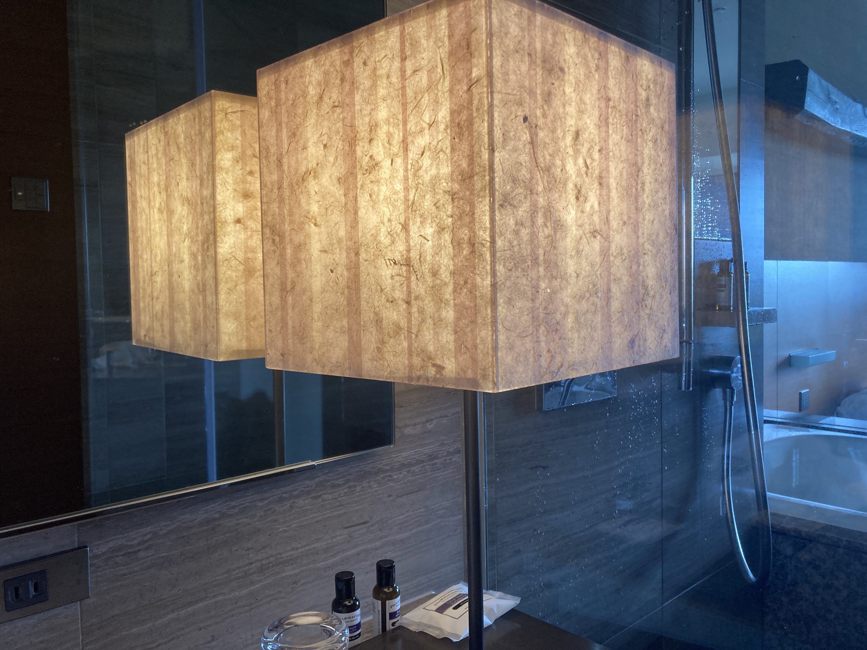 Hyatt Regency Tokyo bathroom lamp