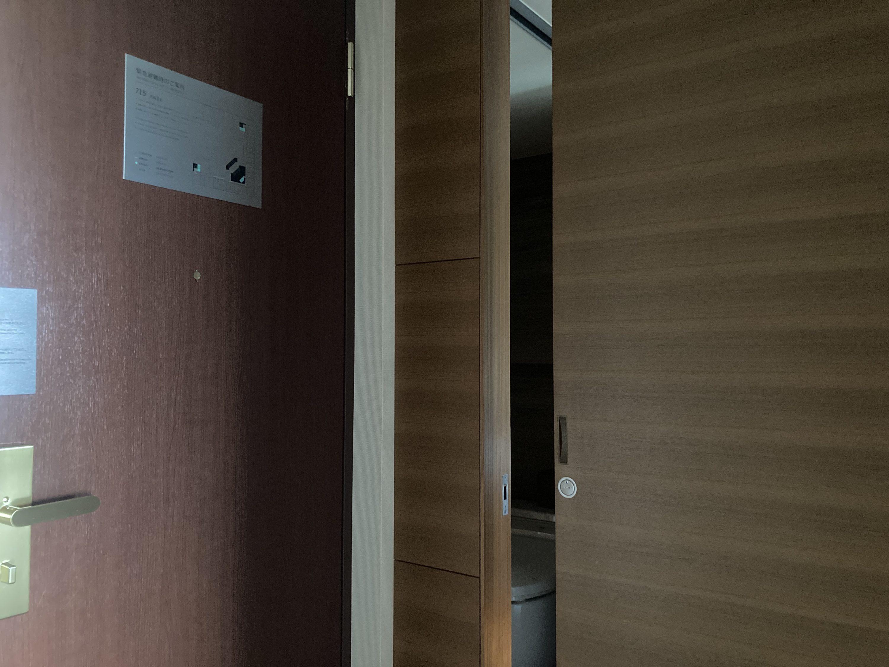 Hyatt Regency Tokyo bathroom sliding door