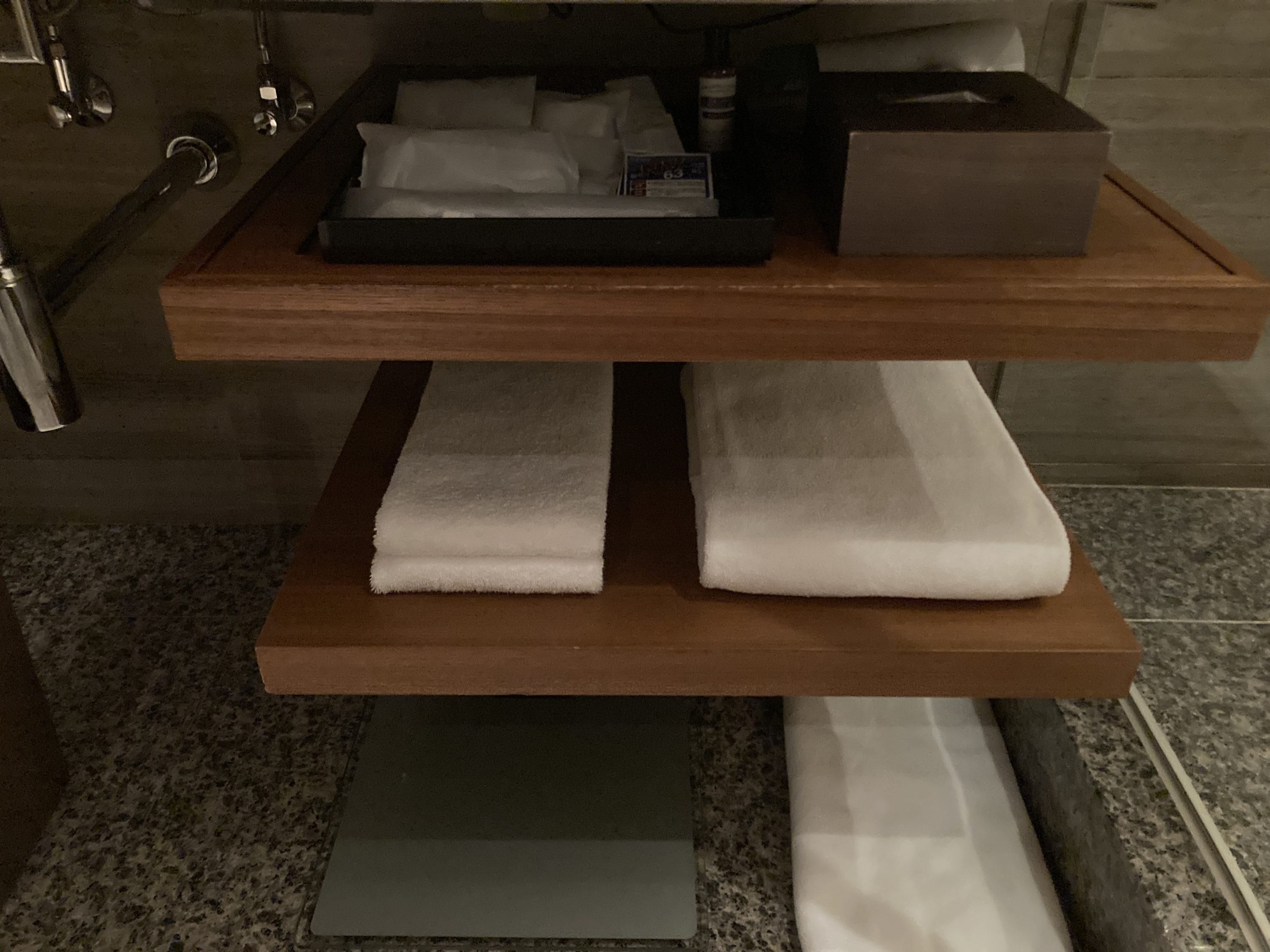 Hyatt Regency Tokyo bathroom under sink
