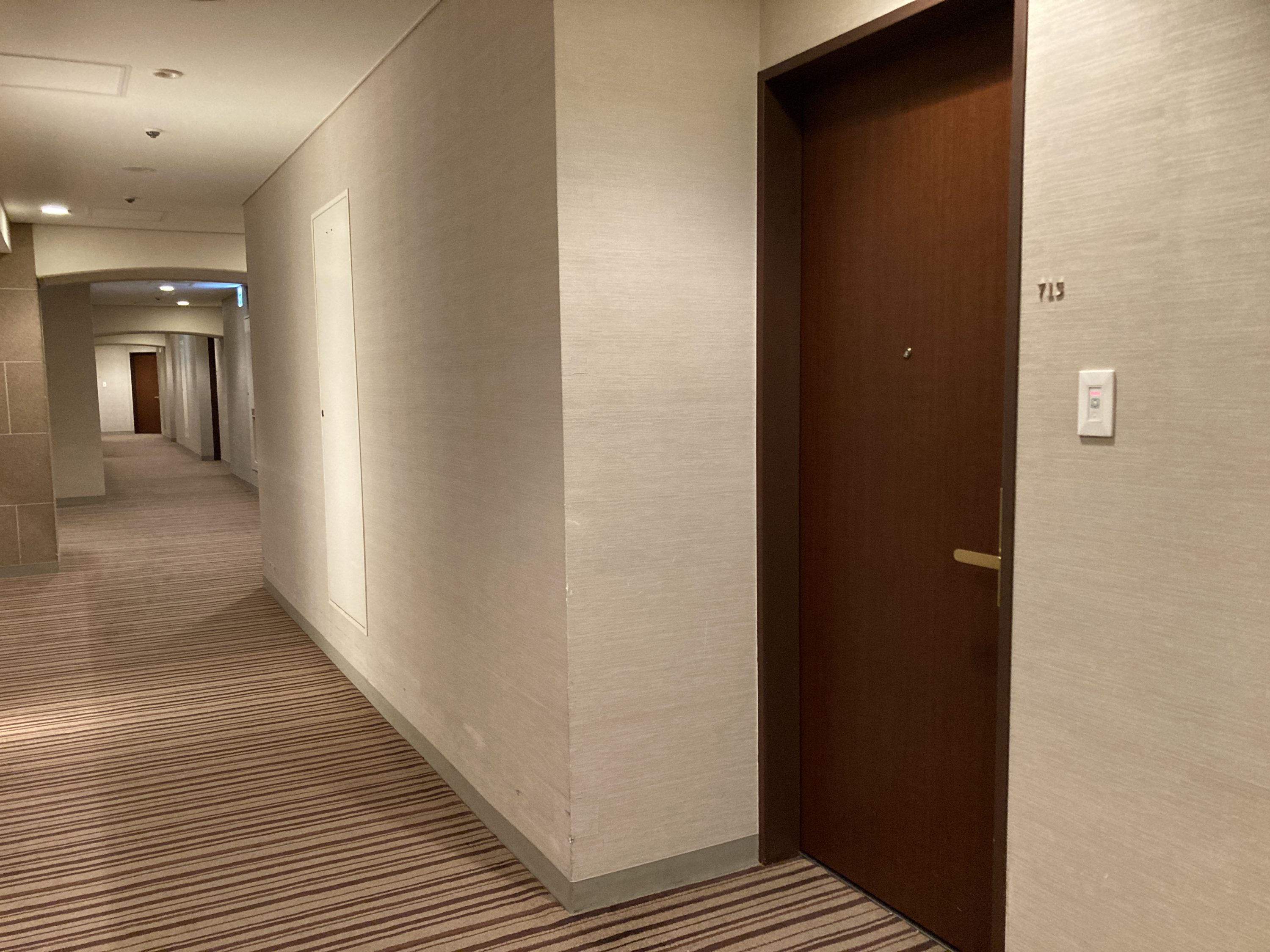 Hyatt Regency Tokyo bedroom door 715