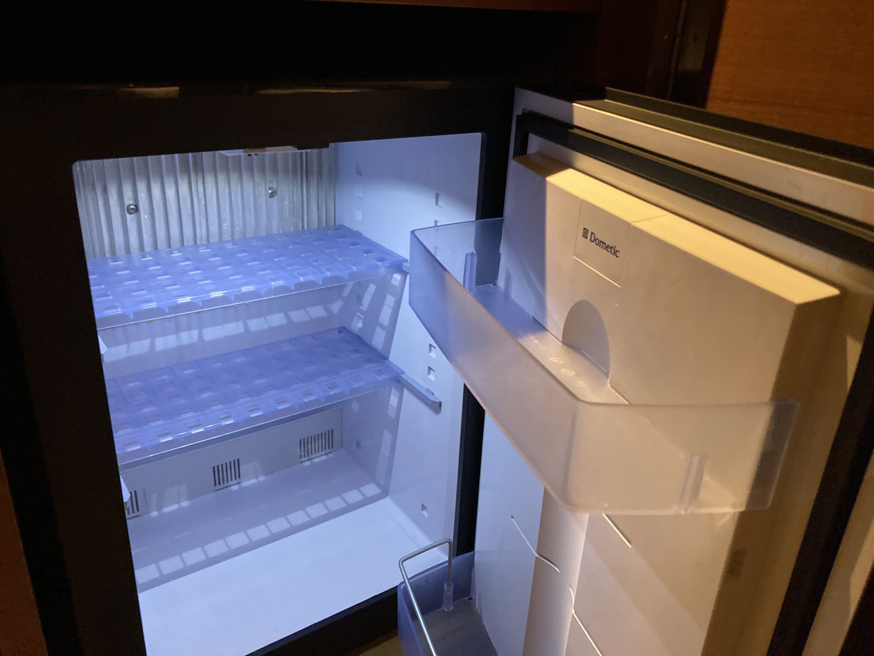 Hyatt Regency Tokyo bedroom minibar fridge