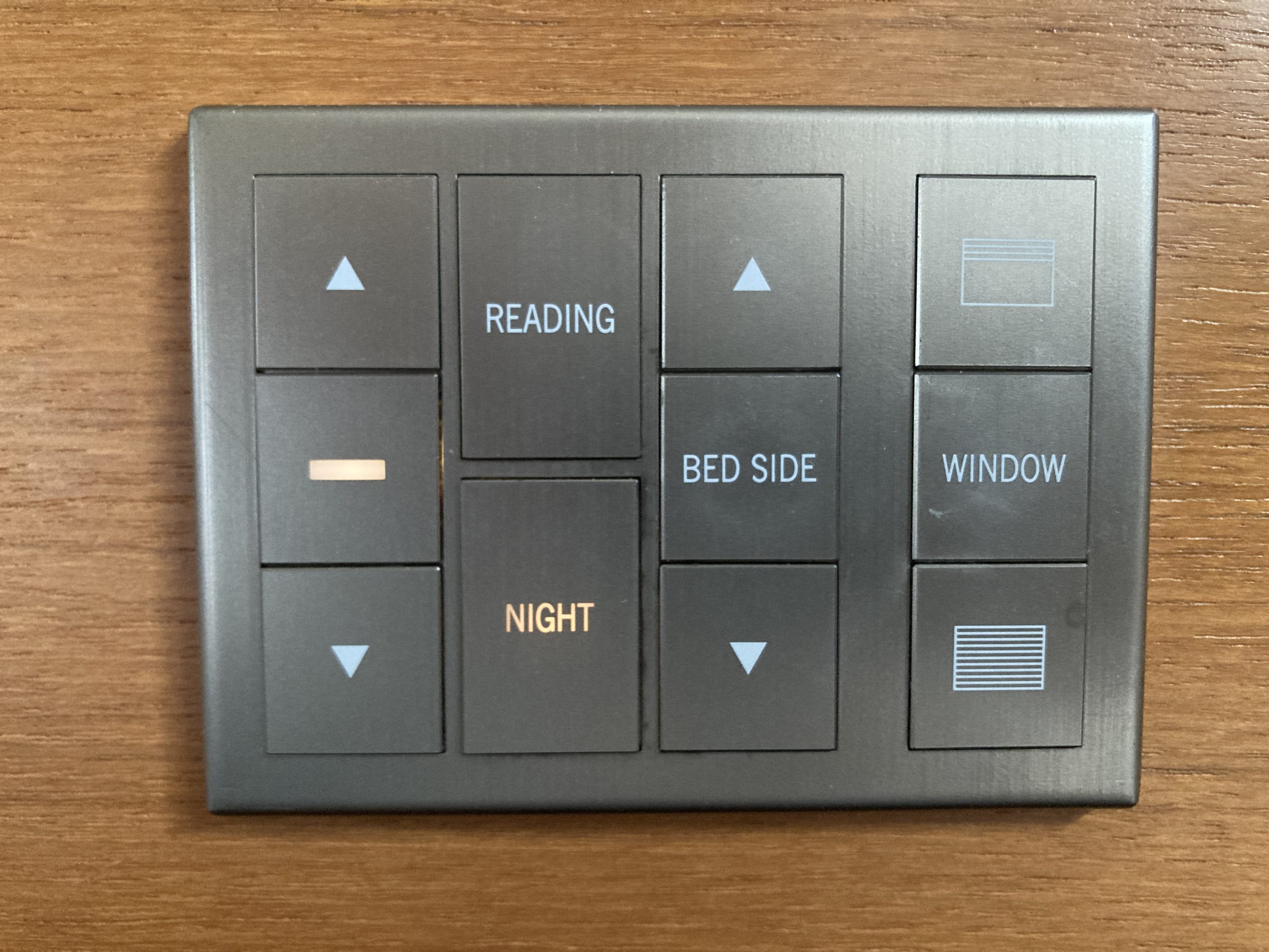 Hyatt Regency Tokyo bedroom wall controls lights window shade