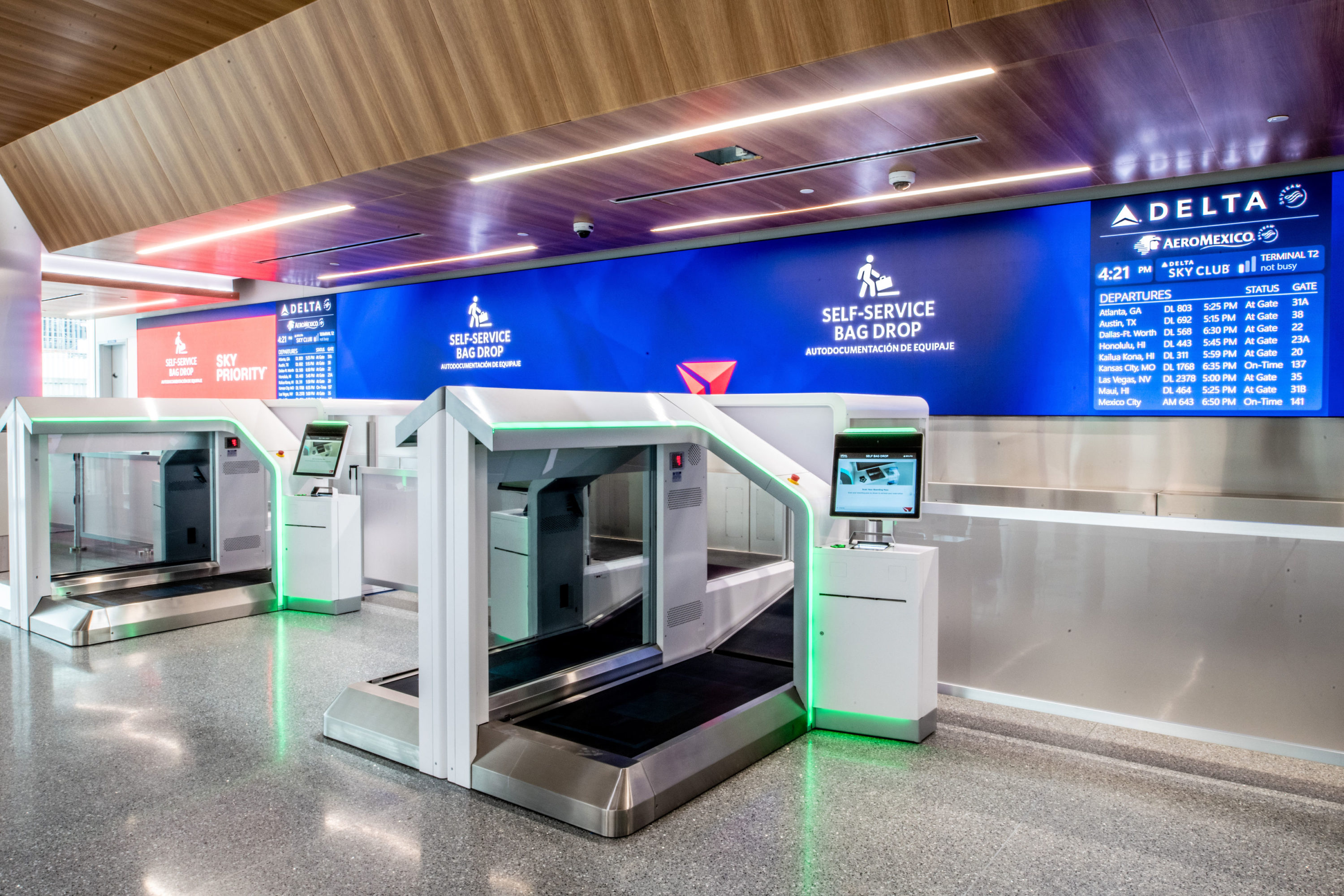 LAX Delta bag drop LAX Delta bag drop