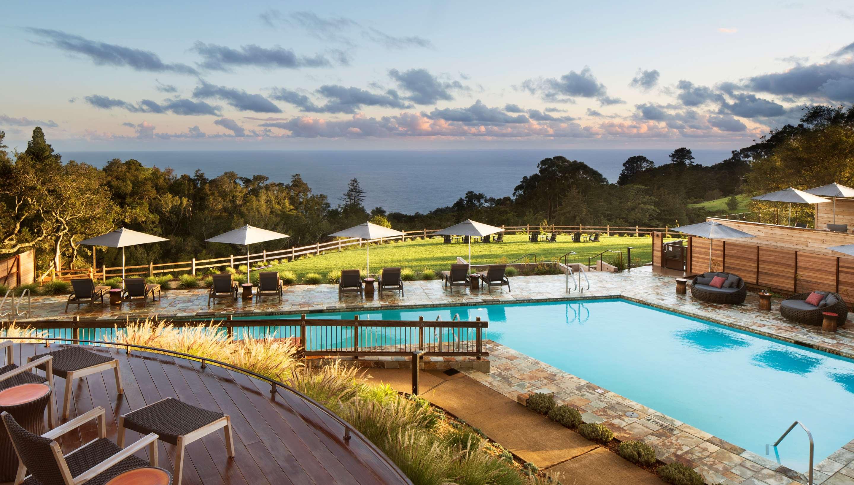 Alila Ventana Big Sur pool meadow Alila Ventana Big Sur pool meadow
