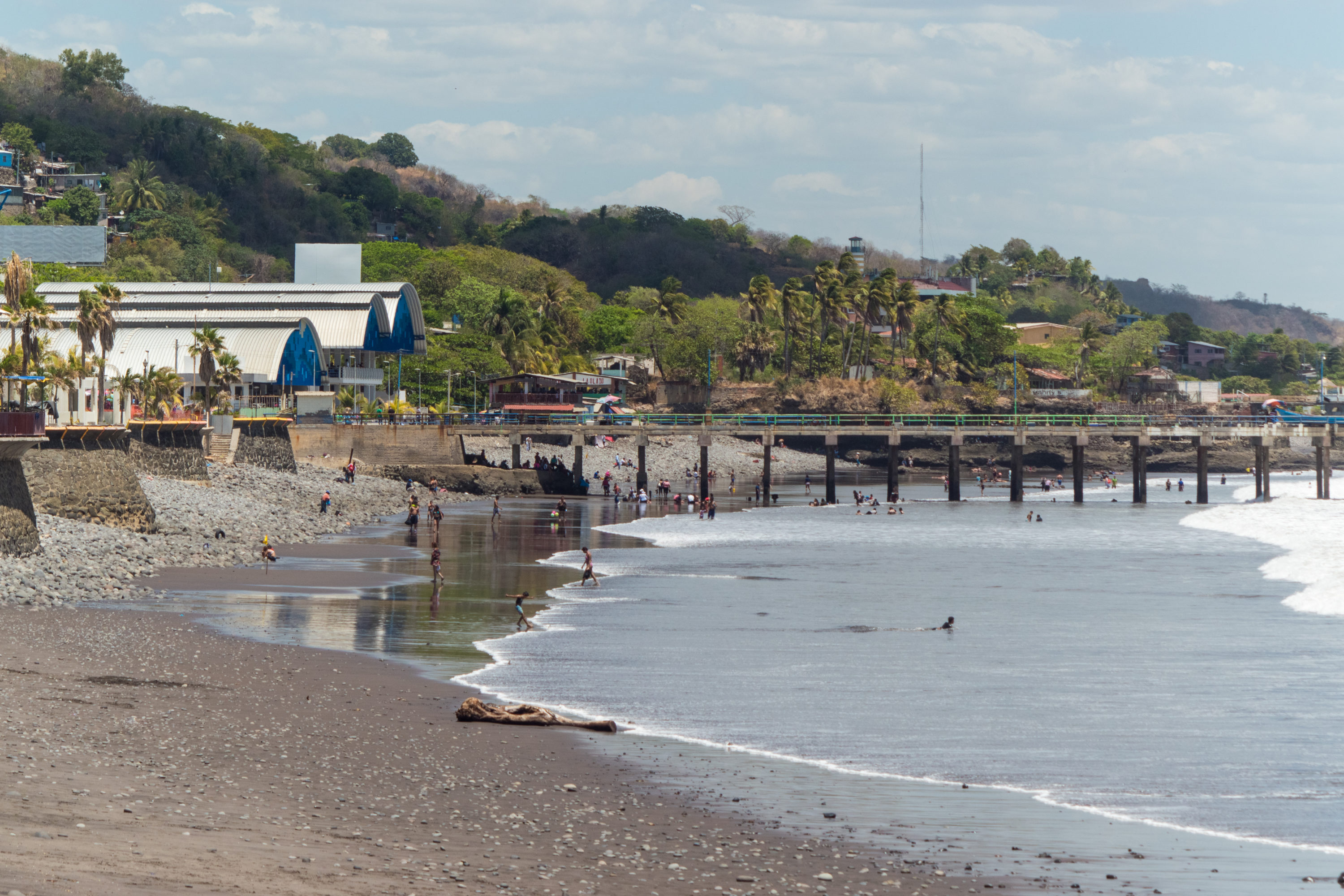 El Malecon Playa El Obispo La Libertad El Salvador