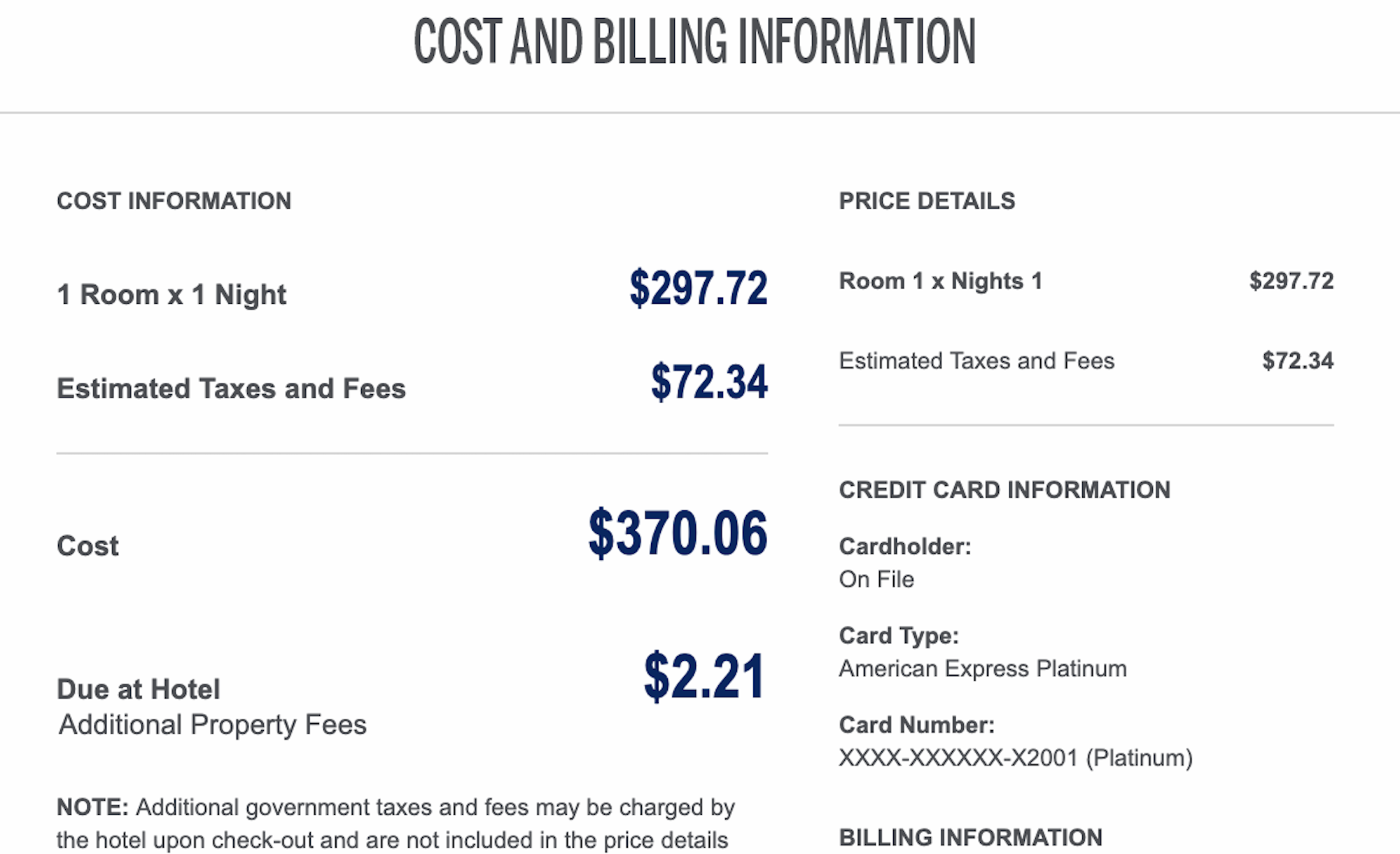 Fuji Speedway Hotel Amex FHR booking details