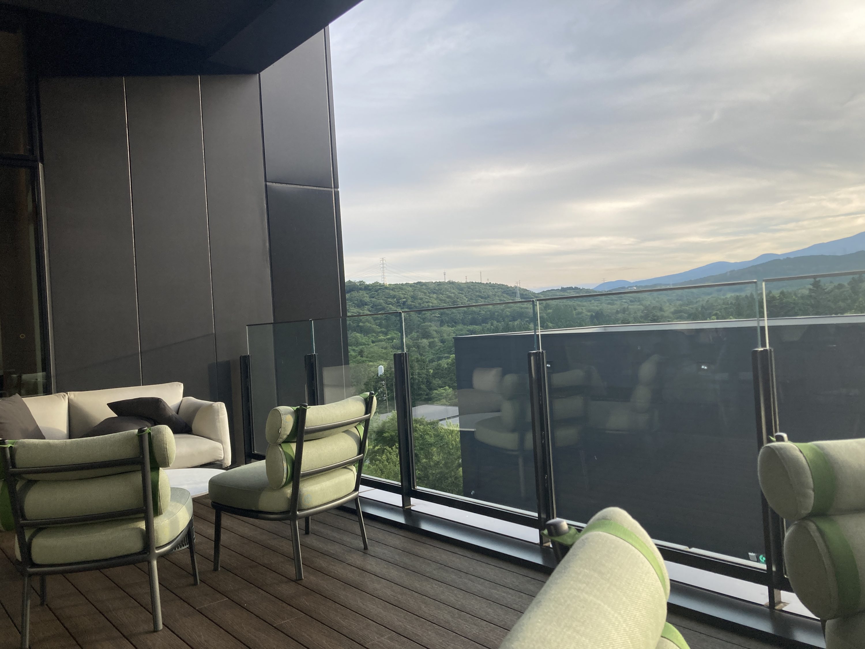 Fuji Speedway Hotel Trofeo Lounge terrace