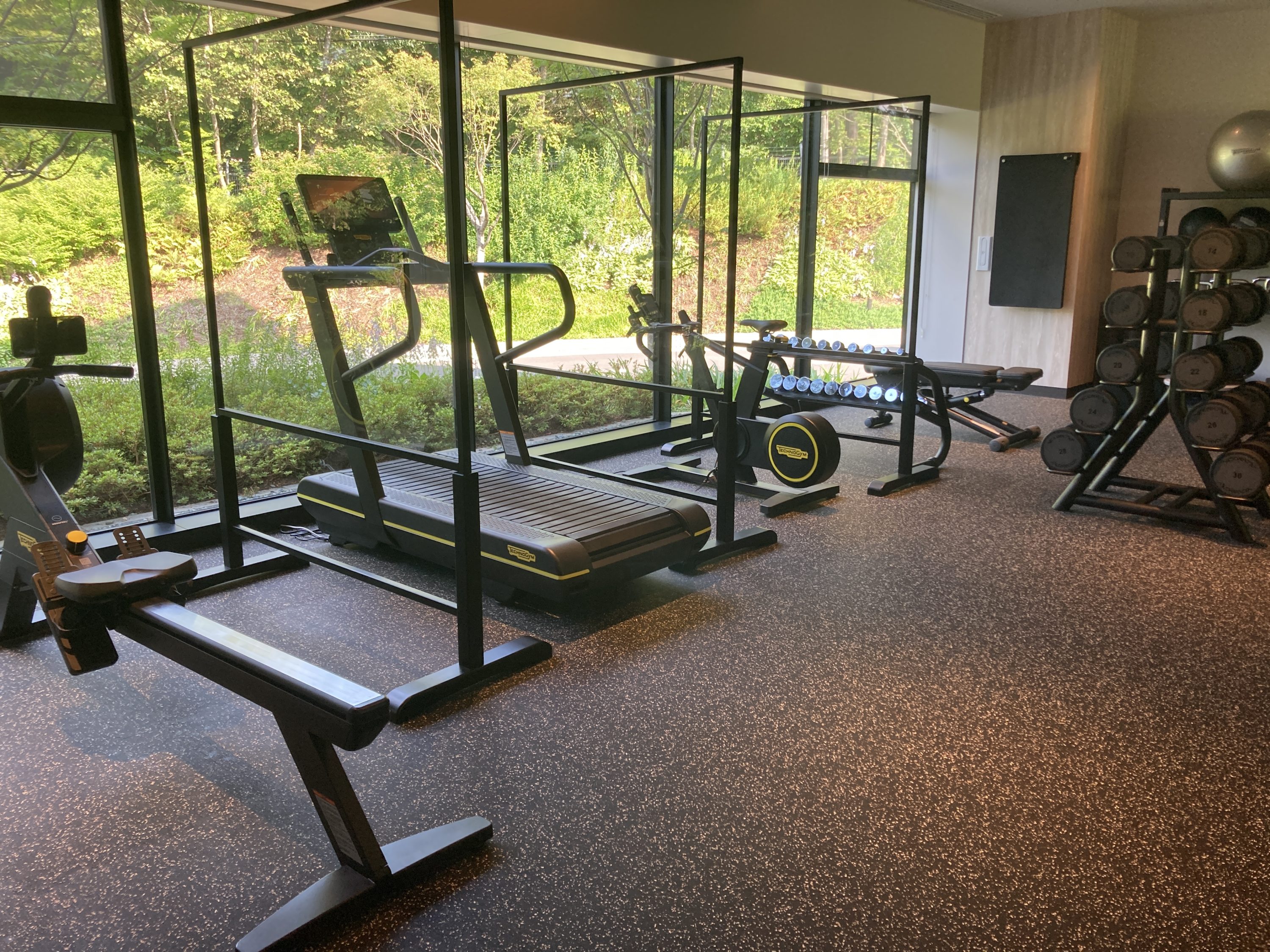 Fuji Speedway Hotel gym cardio weights