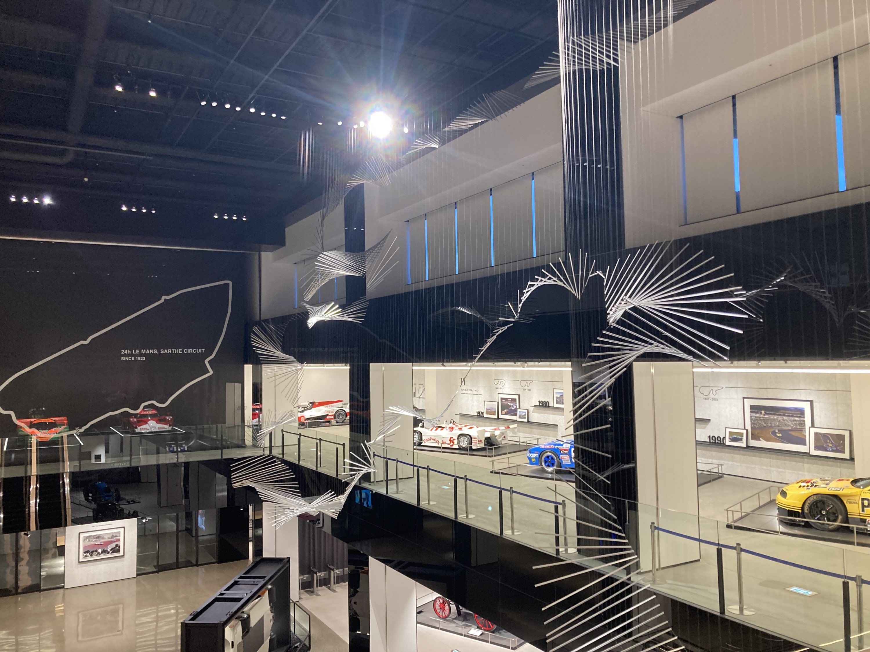 Fuji Speedway Hotel museum view from lobby