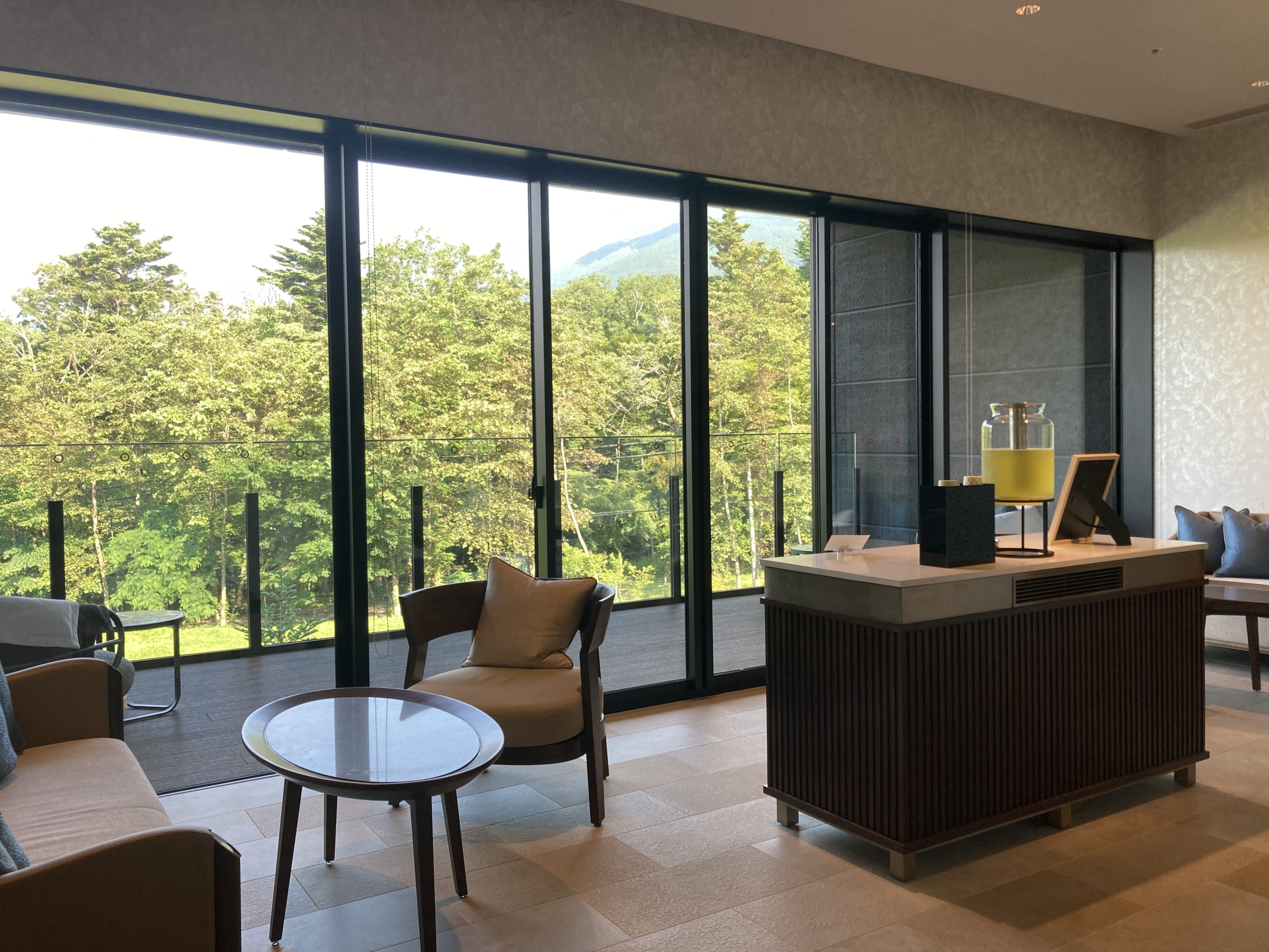 Fuji Speedway Hotel spa seating area