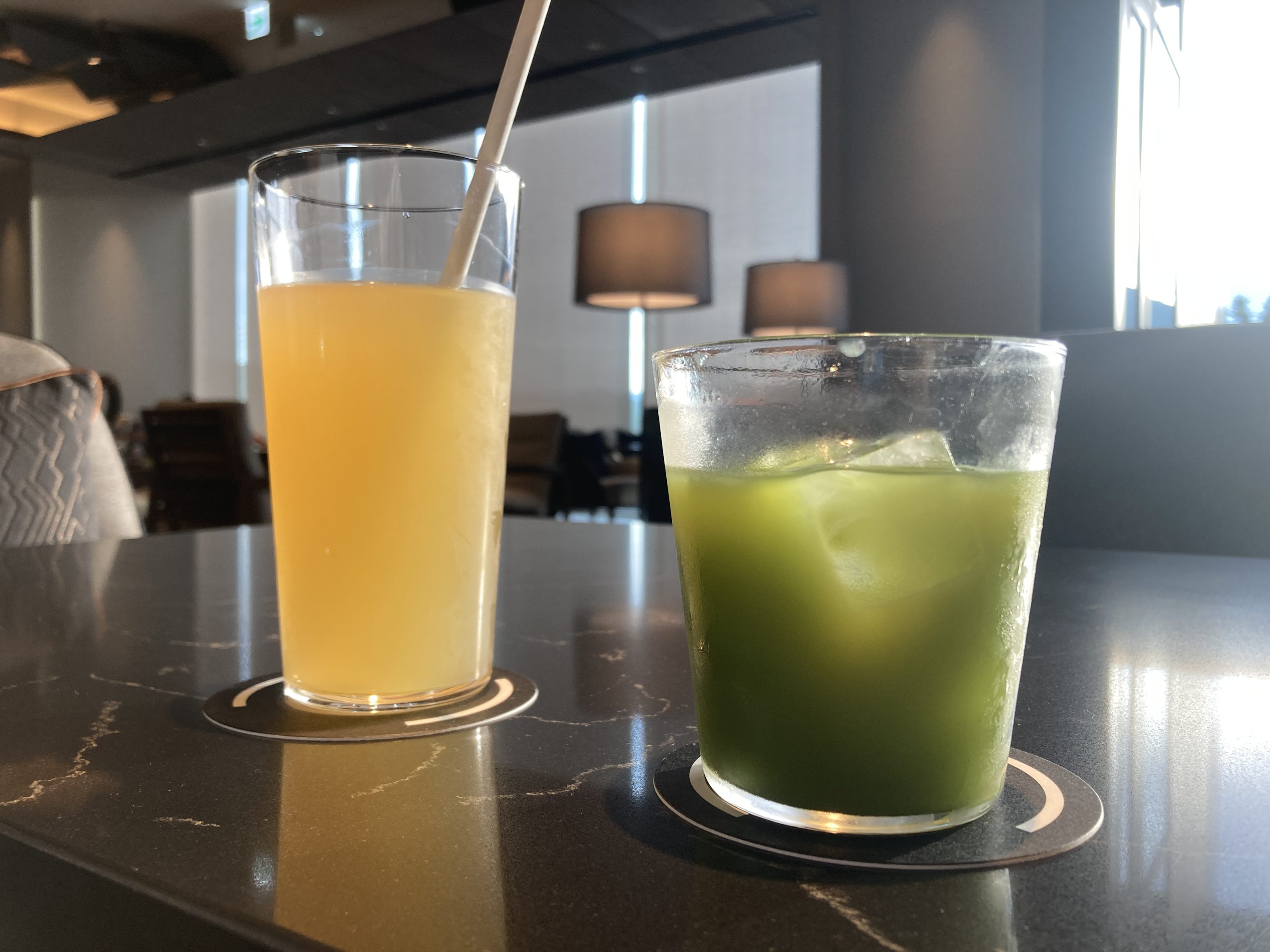 Fuji Speedway Hotel welcome drinks