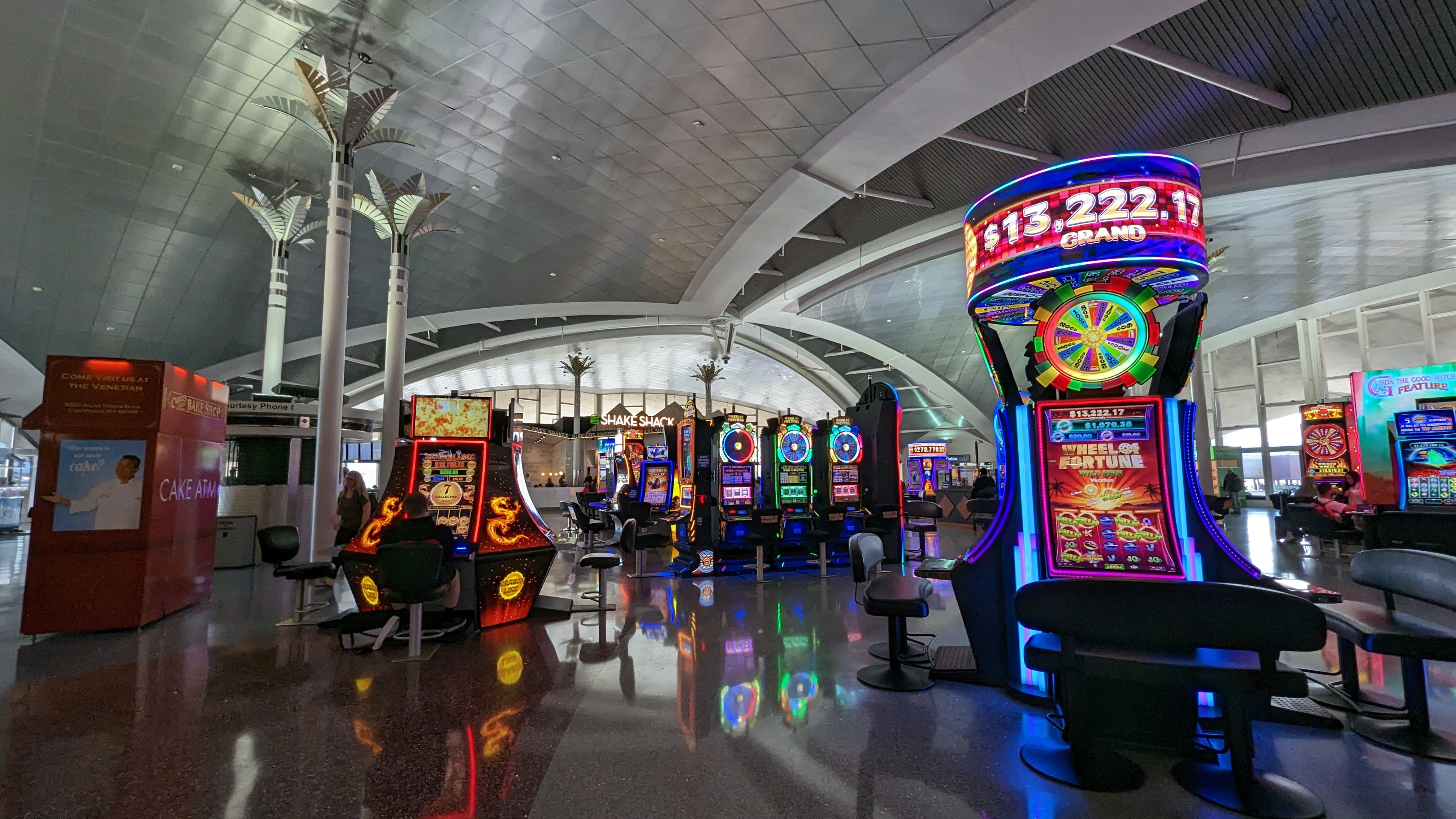 Harry Reid International Airport LAS Las Vegas A gates slot machines and vending Harry Reid International Airport LAS Las Vegas A gates slot machines and vending