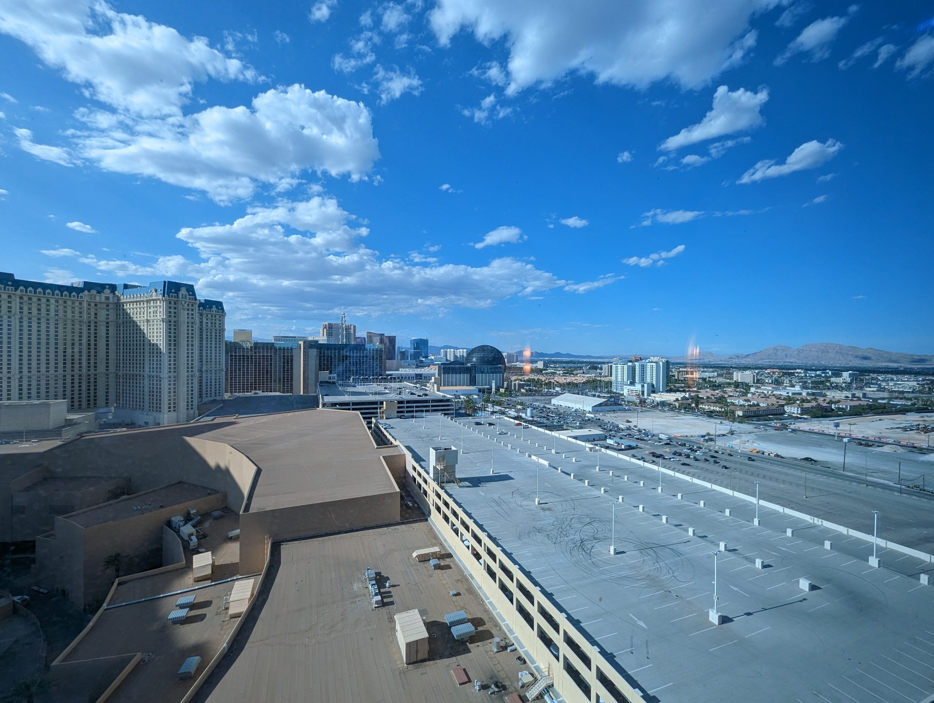 Hilton Grand Vacations Elara Las Vegas bedroom view