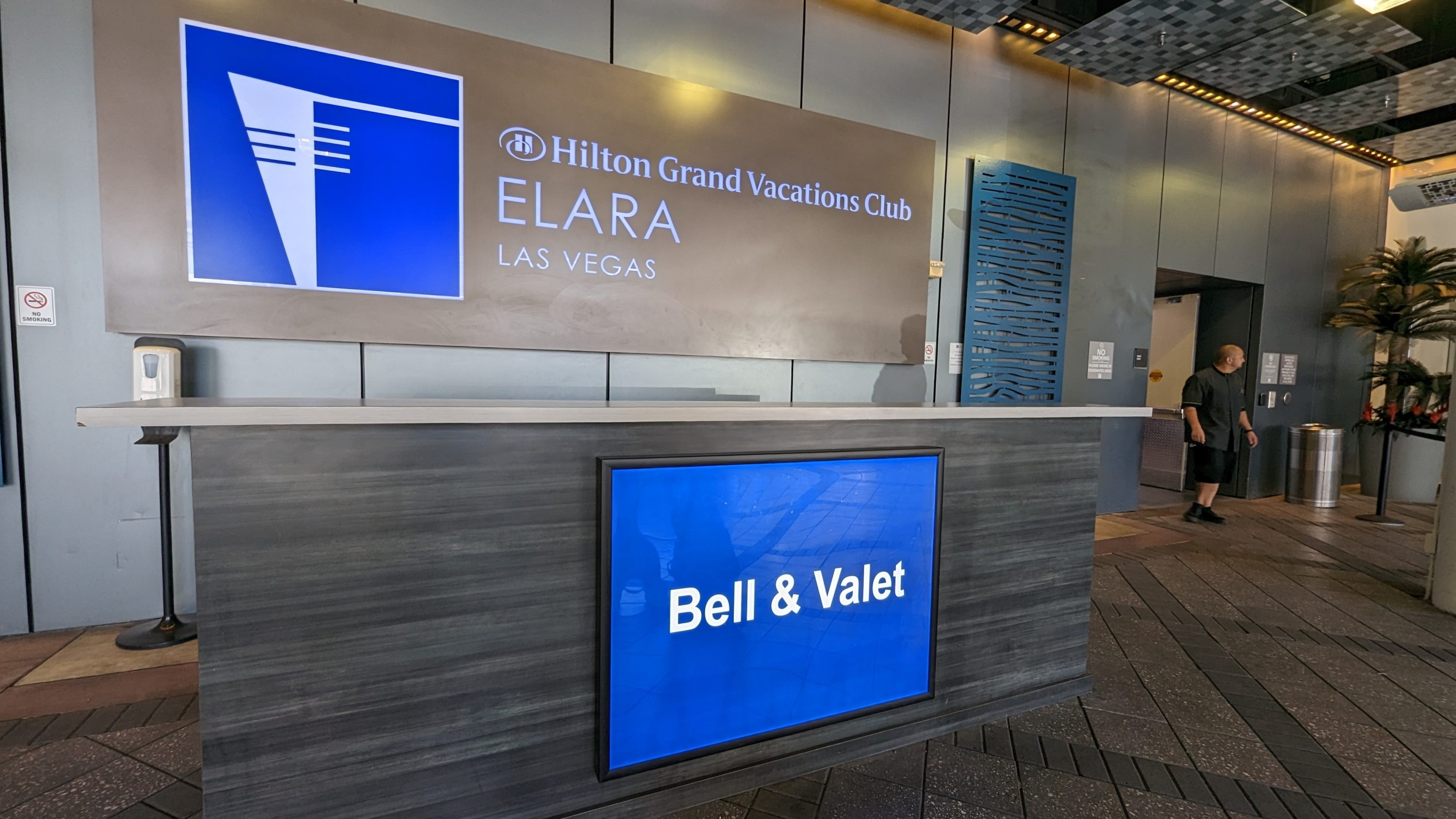 Hilton Grand Vacations Elara Las Vegas bell and valet