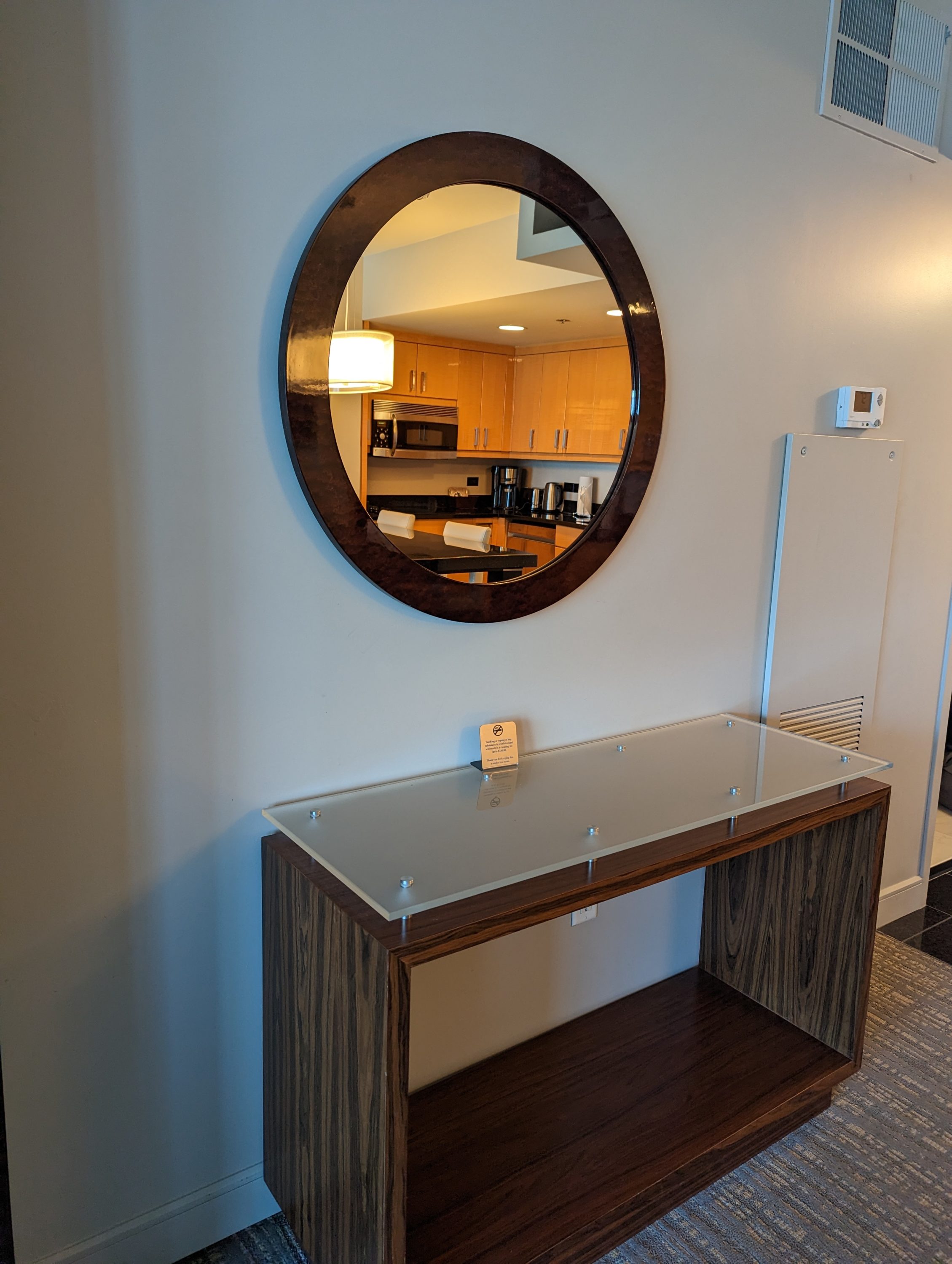 Hilton Grand Vacations Elara Las Vegas living room side table