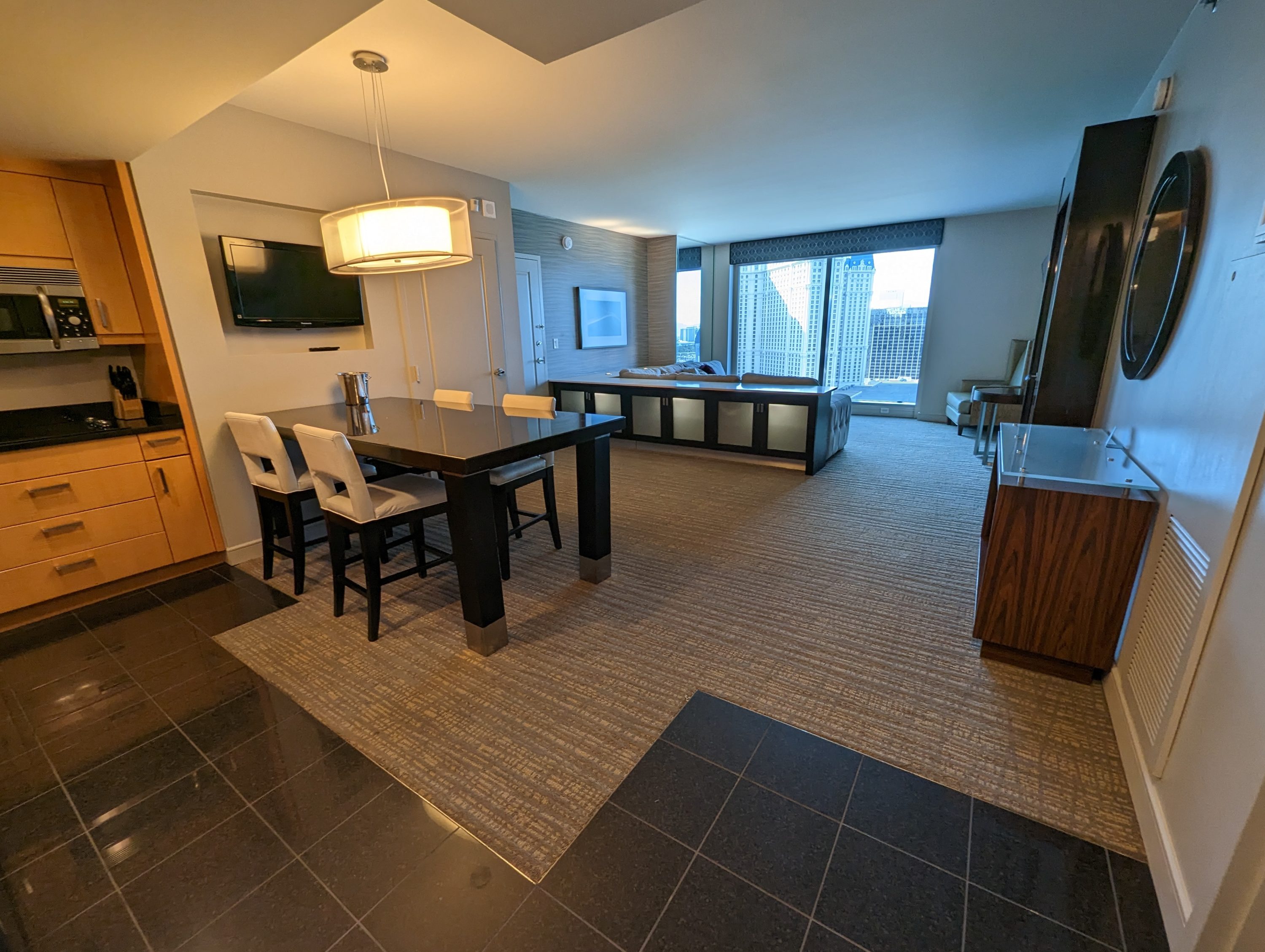 Hilton Grand Vacations Elara Las Vegas living room