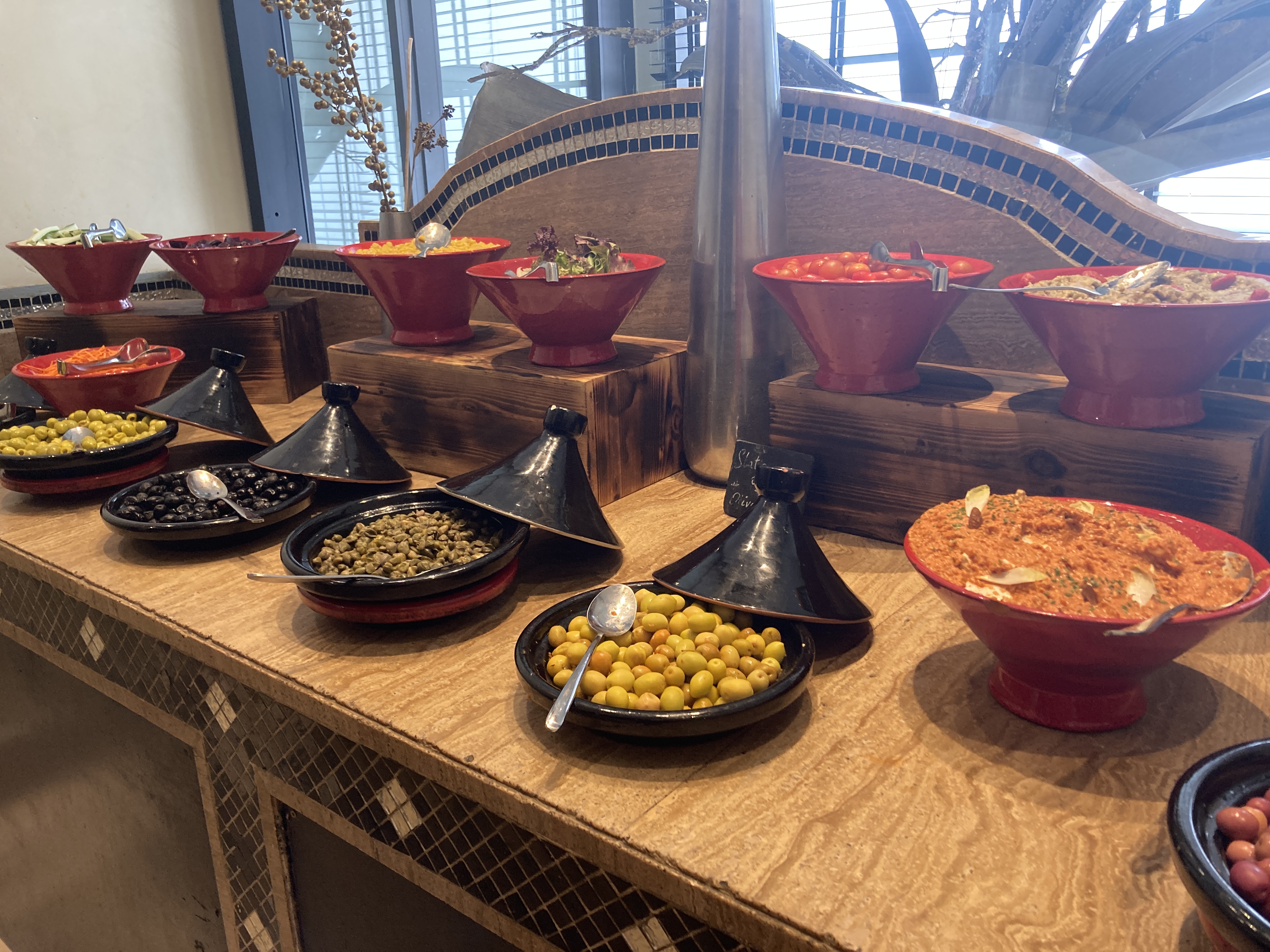 Hyatt Regency Casablanca breakfast olive bar Hyatt Regency Casablanca breakfast olive bar