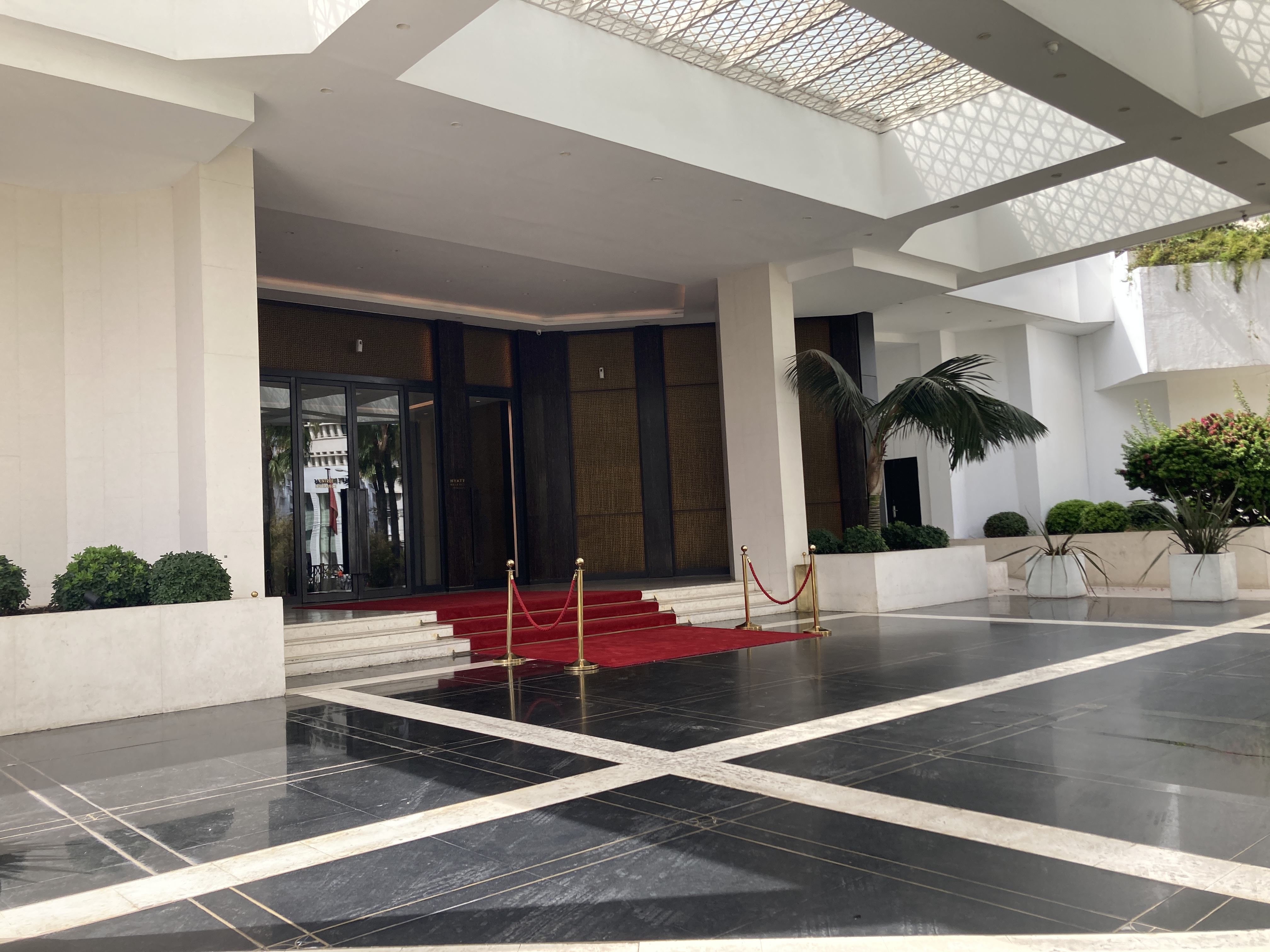 Hyatt Regency Casablanca front door Hyatt Regency Casablanca front door
