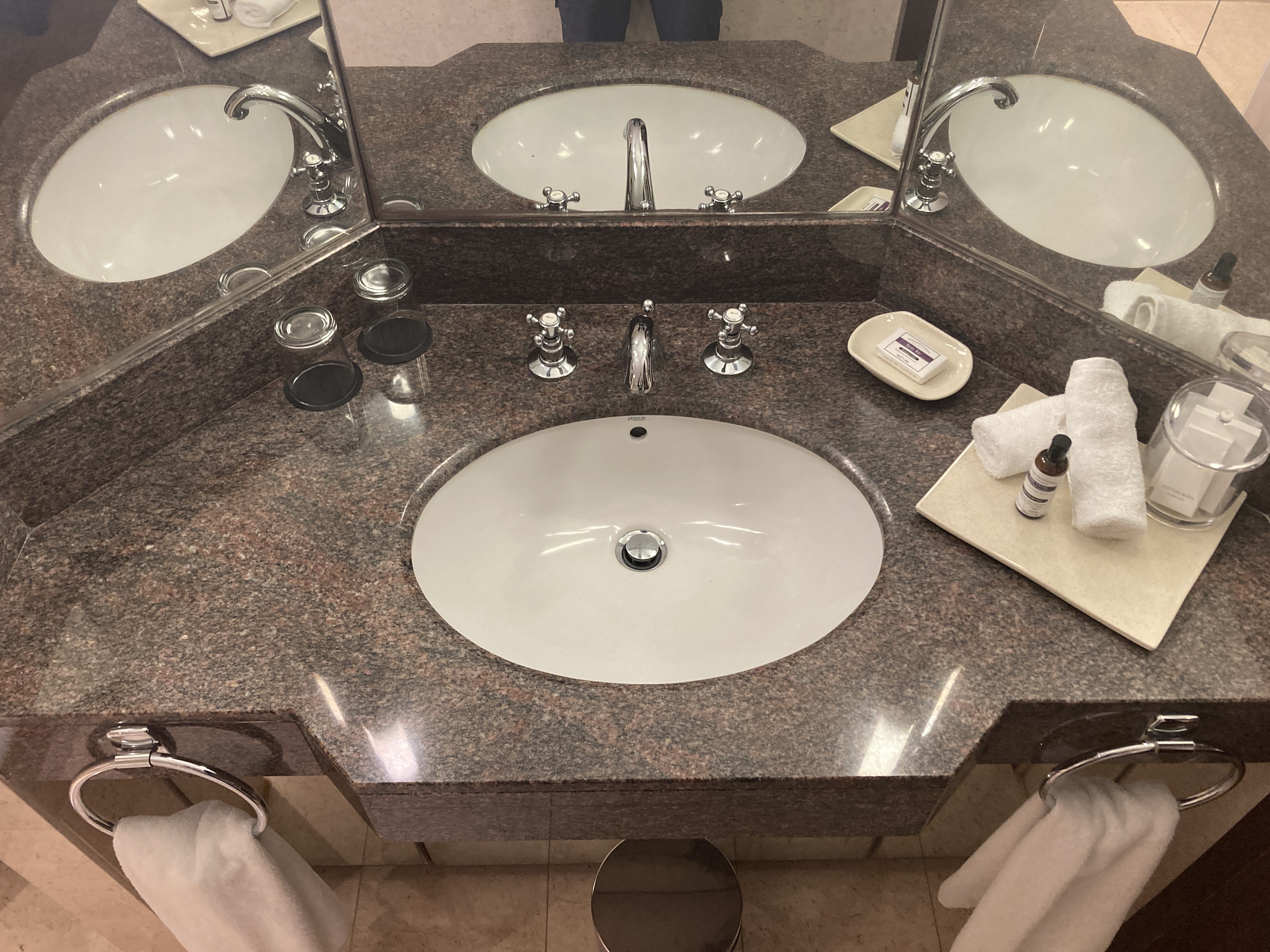 Hyatt Regency Casablanca junior suite bathroom sink Hyatt Regency Casablanca junior suite bathroom sink