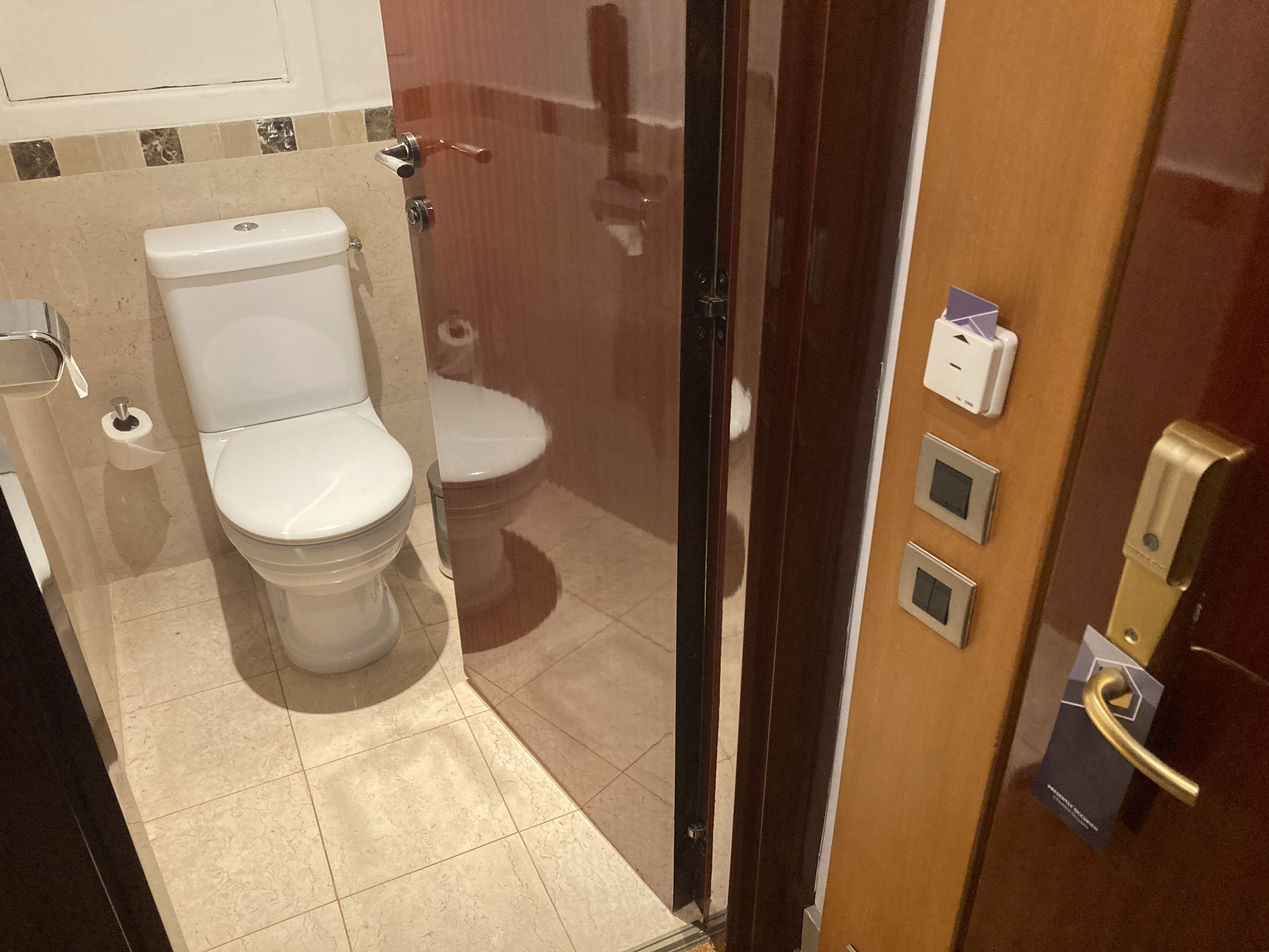 Hyatt Regency Casablanca junior suite bathroom toilet Hyatt Regency Casablanca junior suite bathroom toilet