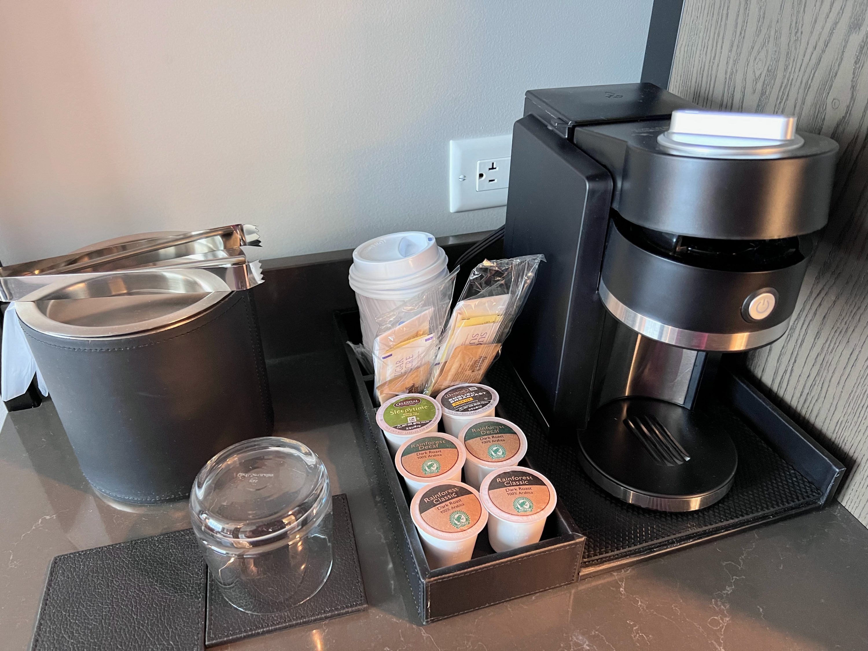 In room coffee at Hyatt Regency Salt Lake City In room coffee at Hyatt Regency Salt Lake City
