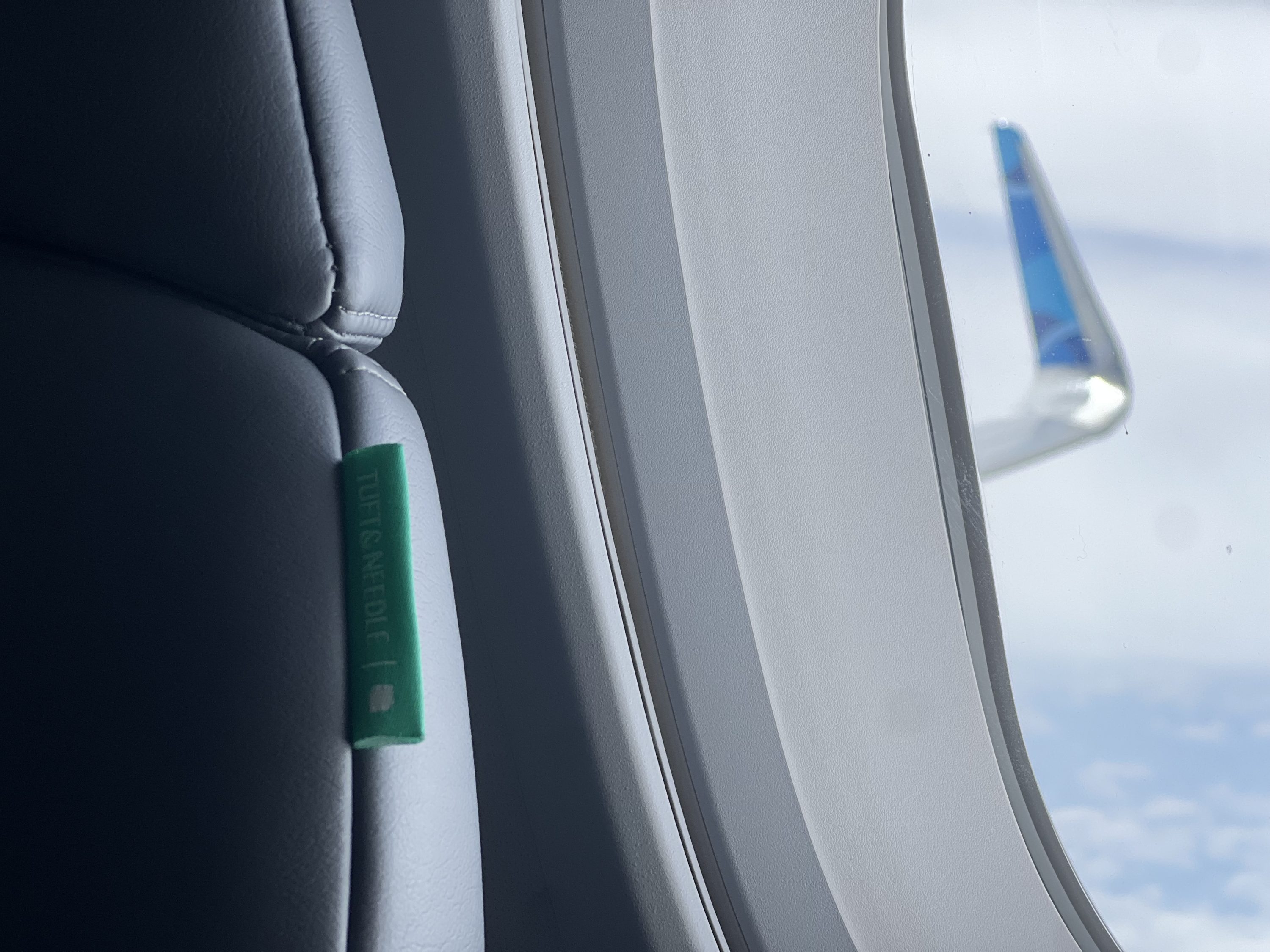 JetBlue Mint Studio Airbus A321LR 1A Tuft and Needle branding
