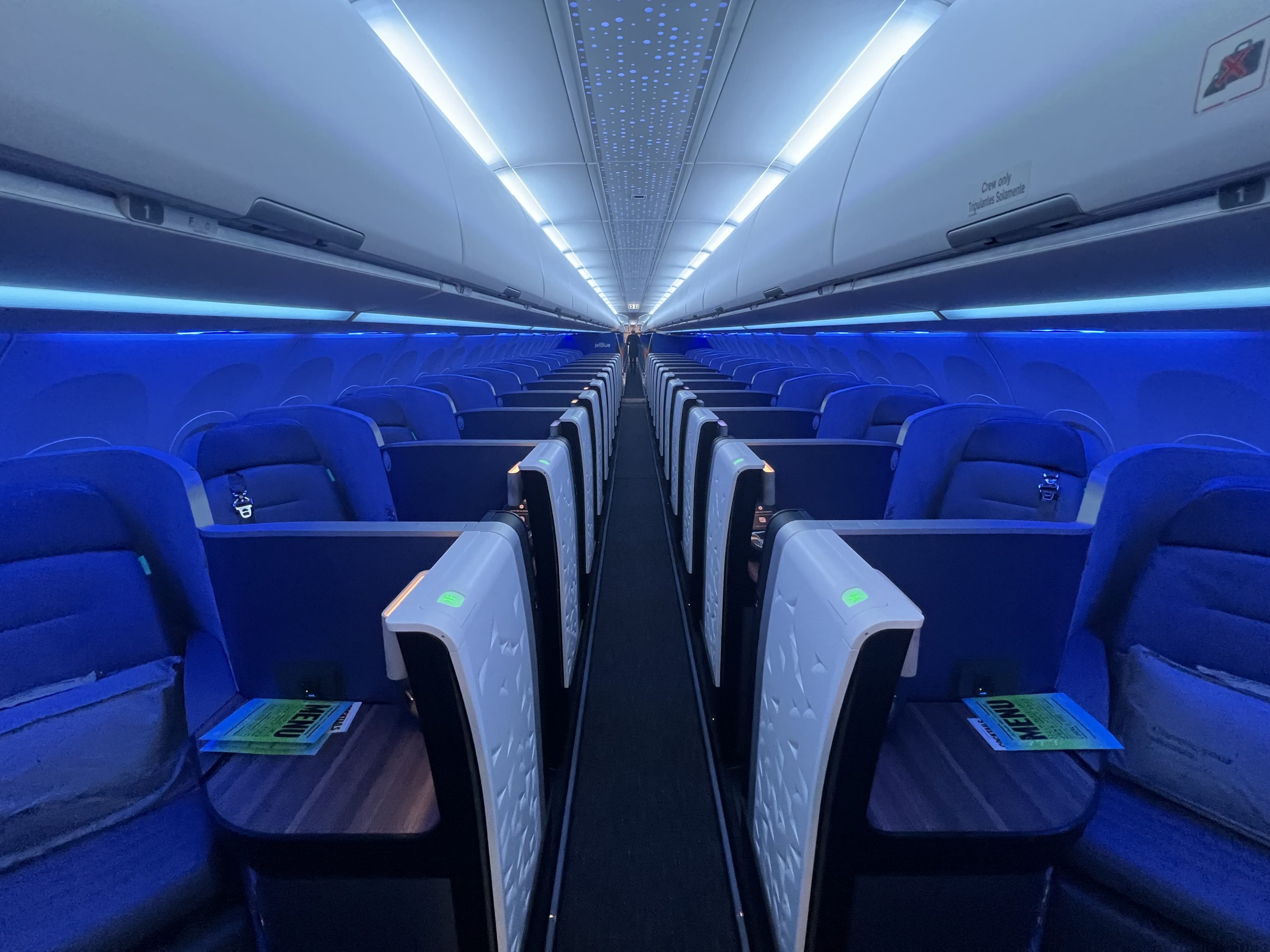 JetBlue Mint Studio Airbus A321LR cabin JetBlue Mint Studio Airbus A321LR cabin