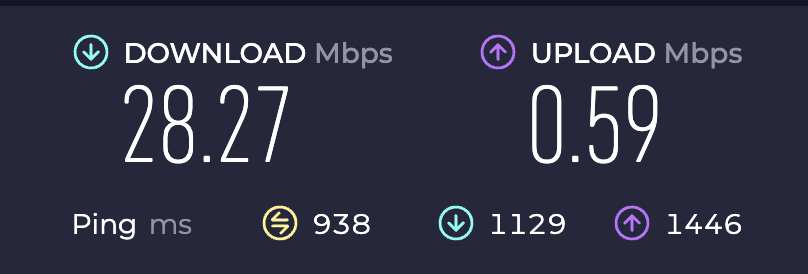 JetBlue Wi Fi speed