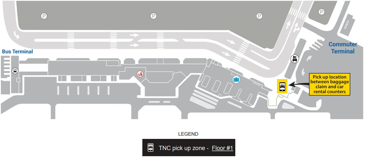 Kahului Airport Rideshare pickup location Kahului Airport Rideshare pickup location