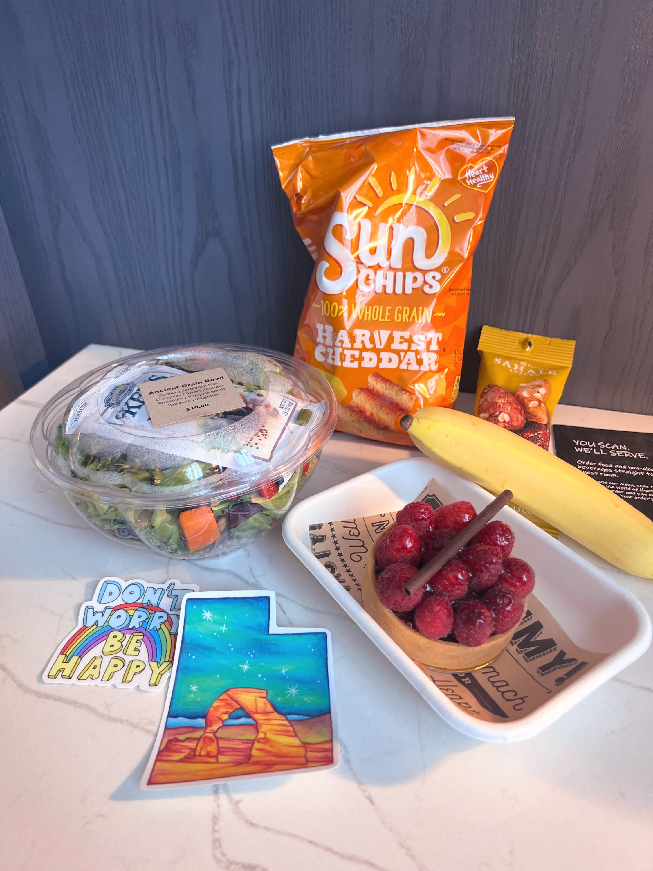 Lunch and snacks from The Market at Hyatt Regency Salt Lake City Lunch and snacks from The Market at Hyatt Regency Salt Lake City