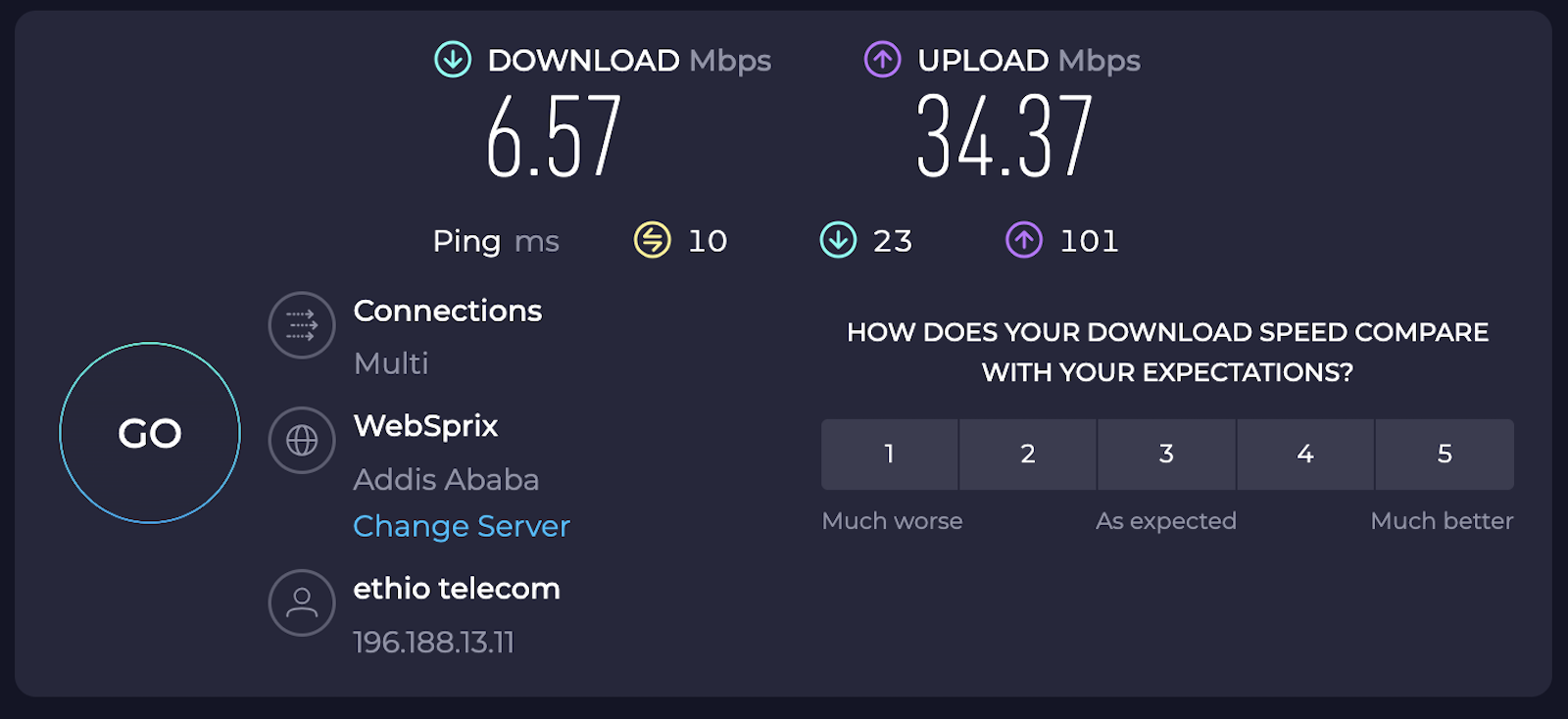Plaza Premium Lounge ADD speed test