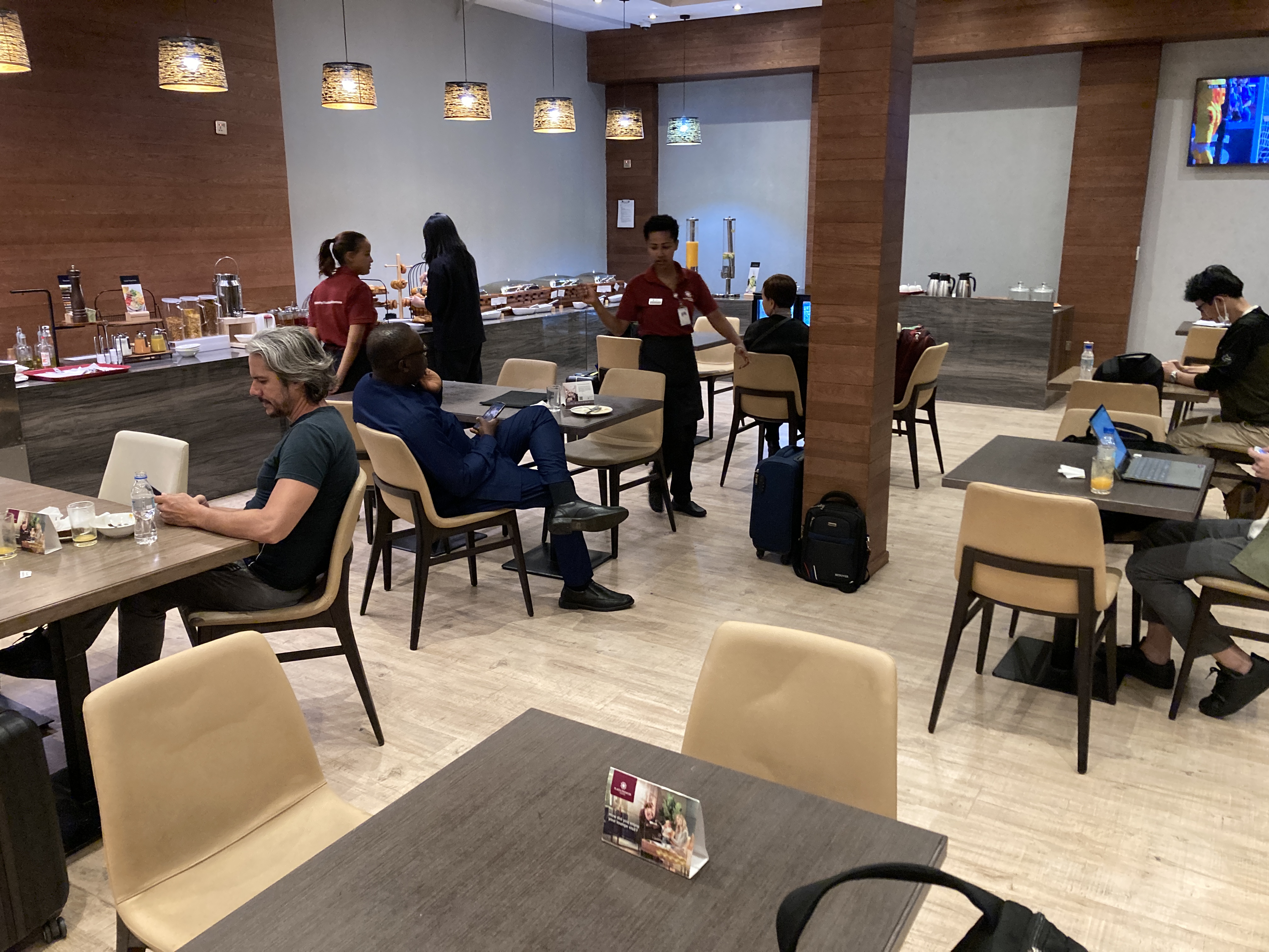 Plaza Premium Lounge Addis Ababa ADD seating area to right