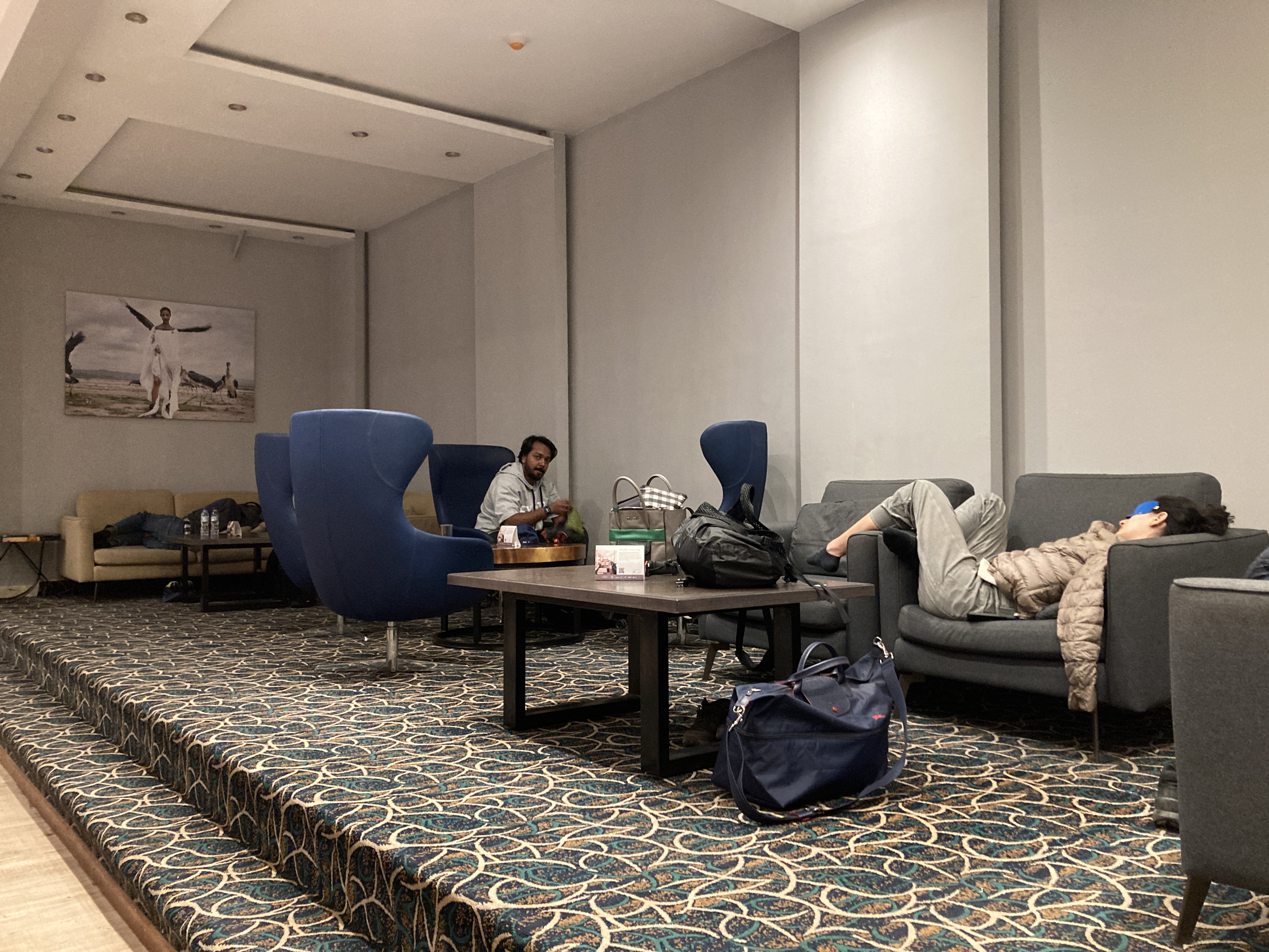 Plaza Premium Lounge Addis Ababa ADD sofas