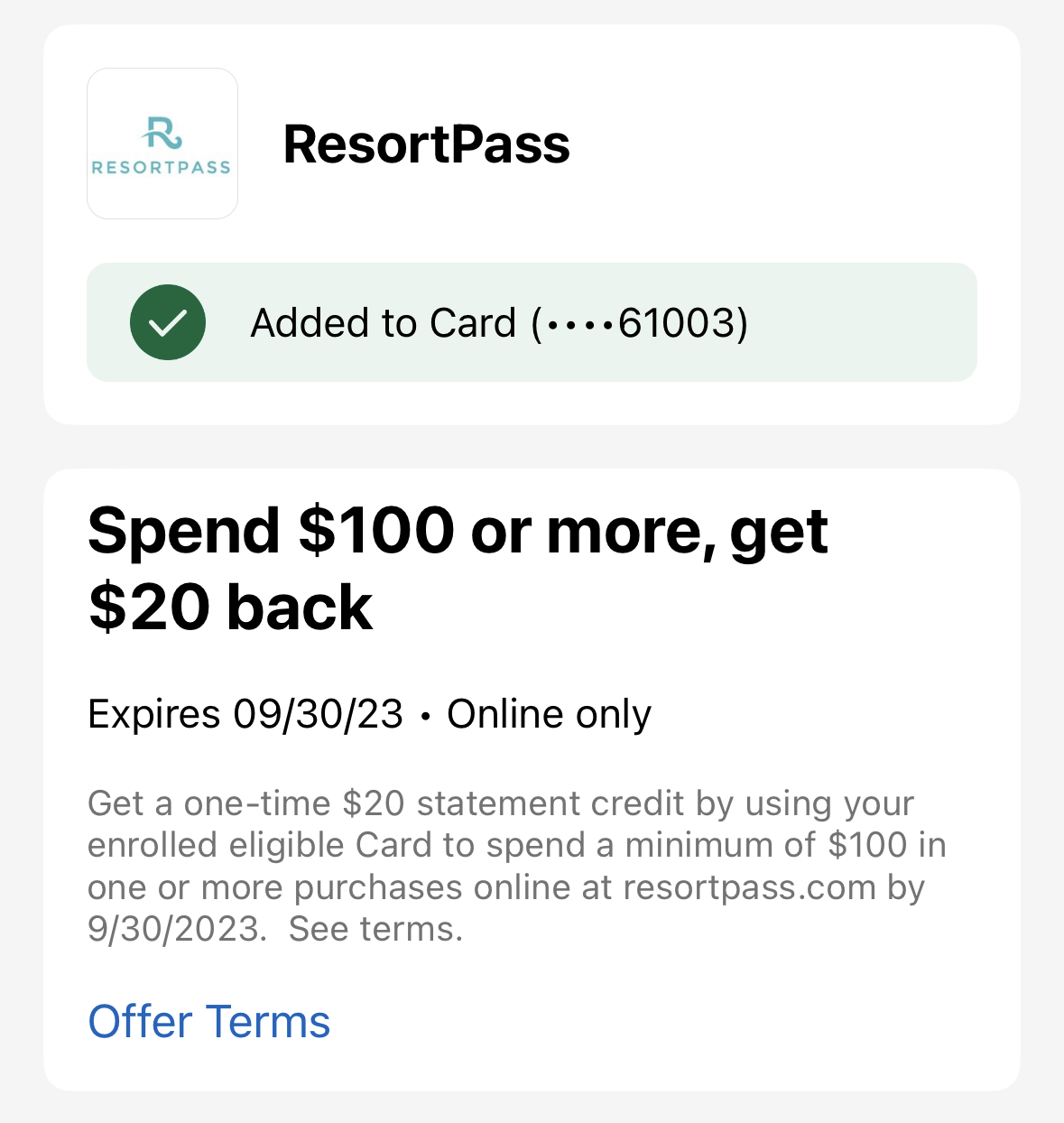 ResortPAss Amex OFfer ResortPAss Amex OFfer