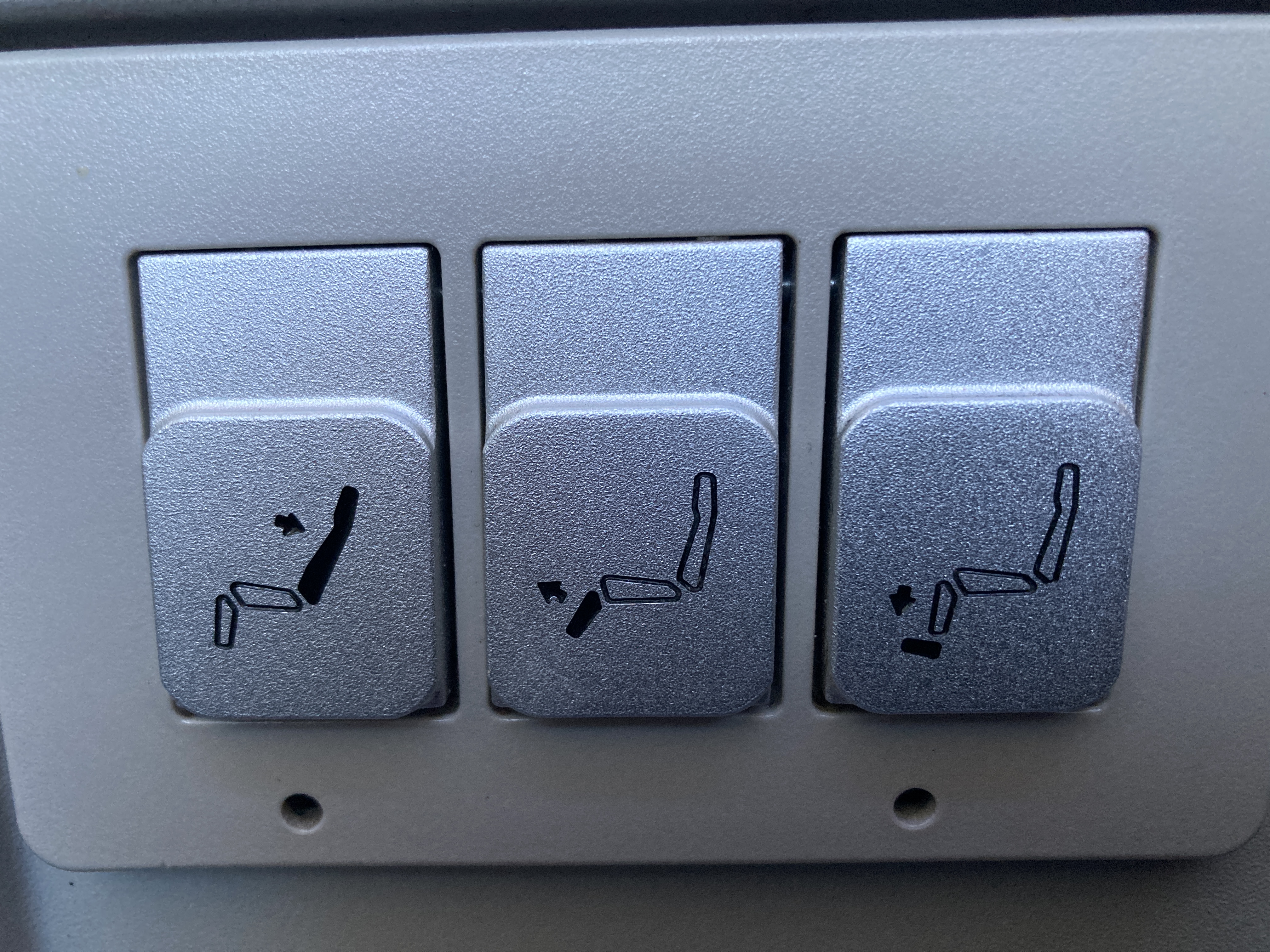 Royal Air Maroc Boeing 737 MAX 8 business class LHR CMN seat controls Royal Air Maroc Boeing 737 MAX 8 business class LHR CMN seat controls